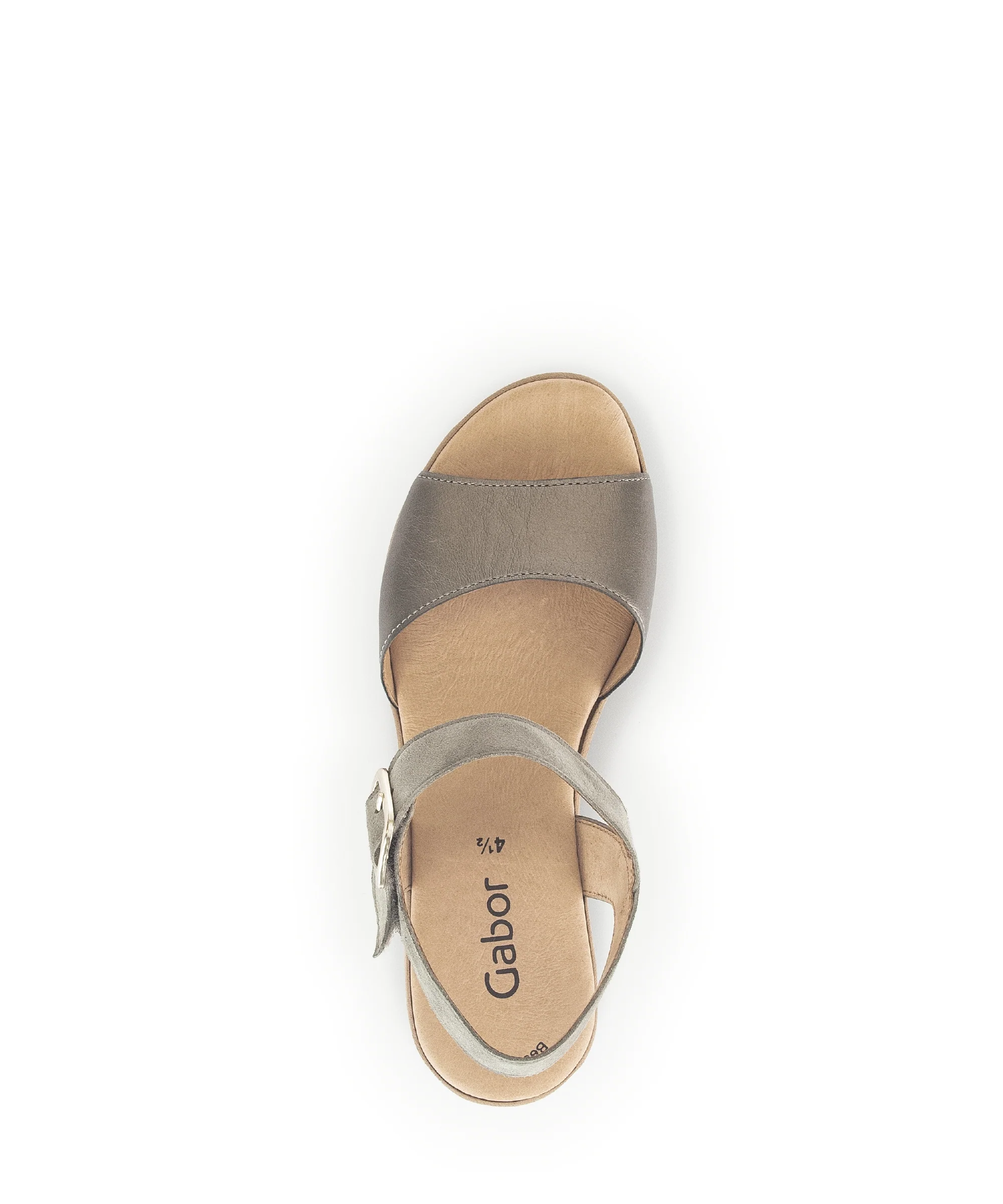 Sandales beiges en cuir - Image 5