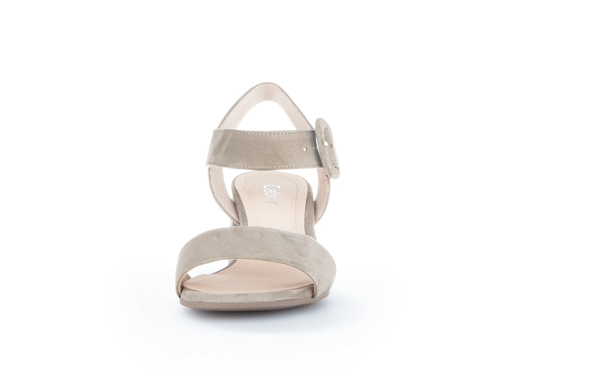 Sandales beiges en cuir - Image 3