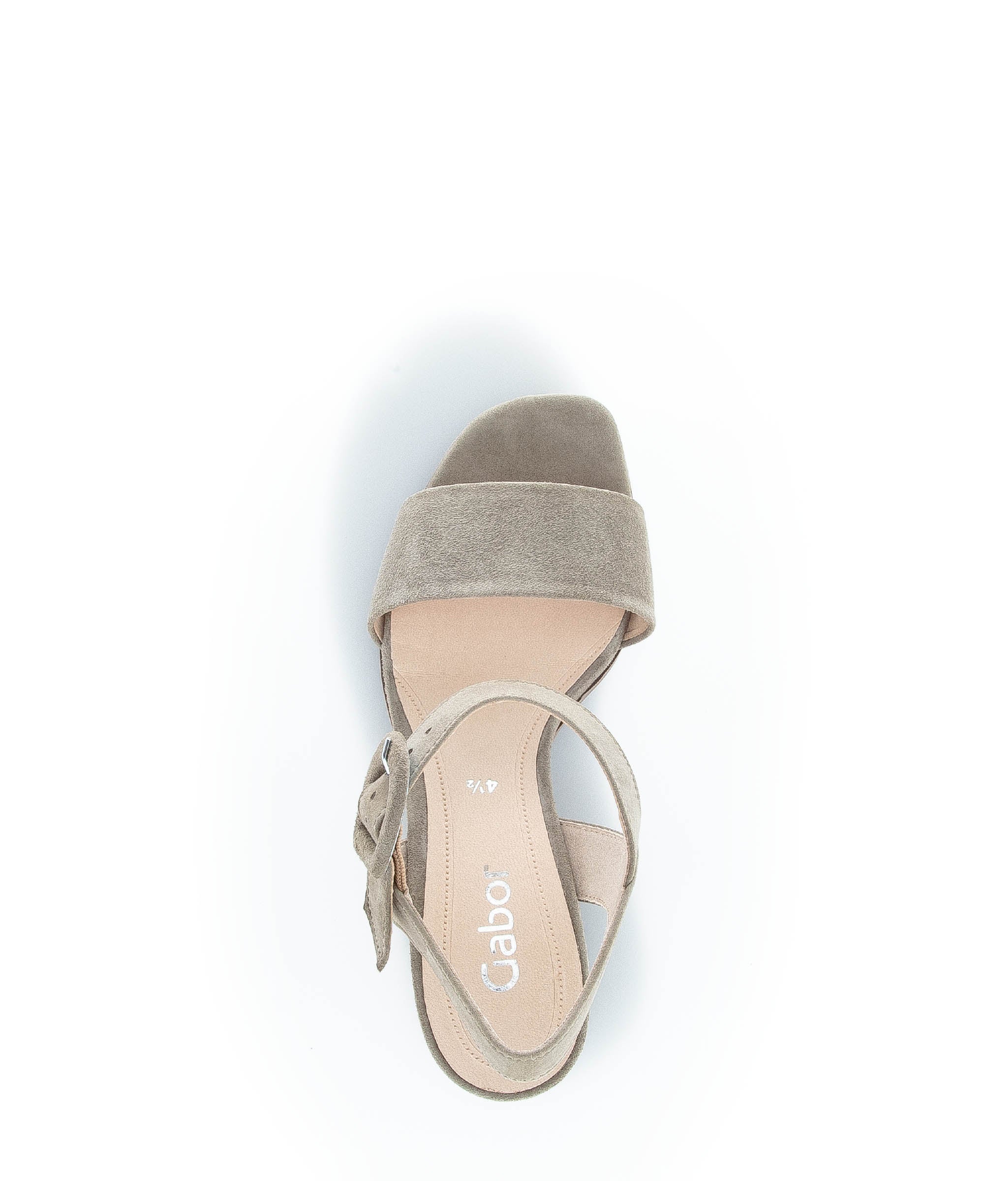 Sandales beiges en cuir - Image 5