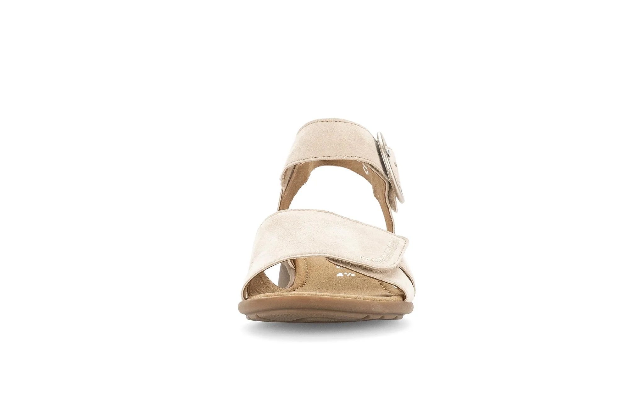 Sandales beiges en cuir - Image 5
