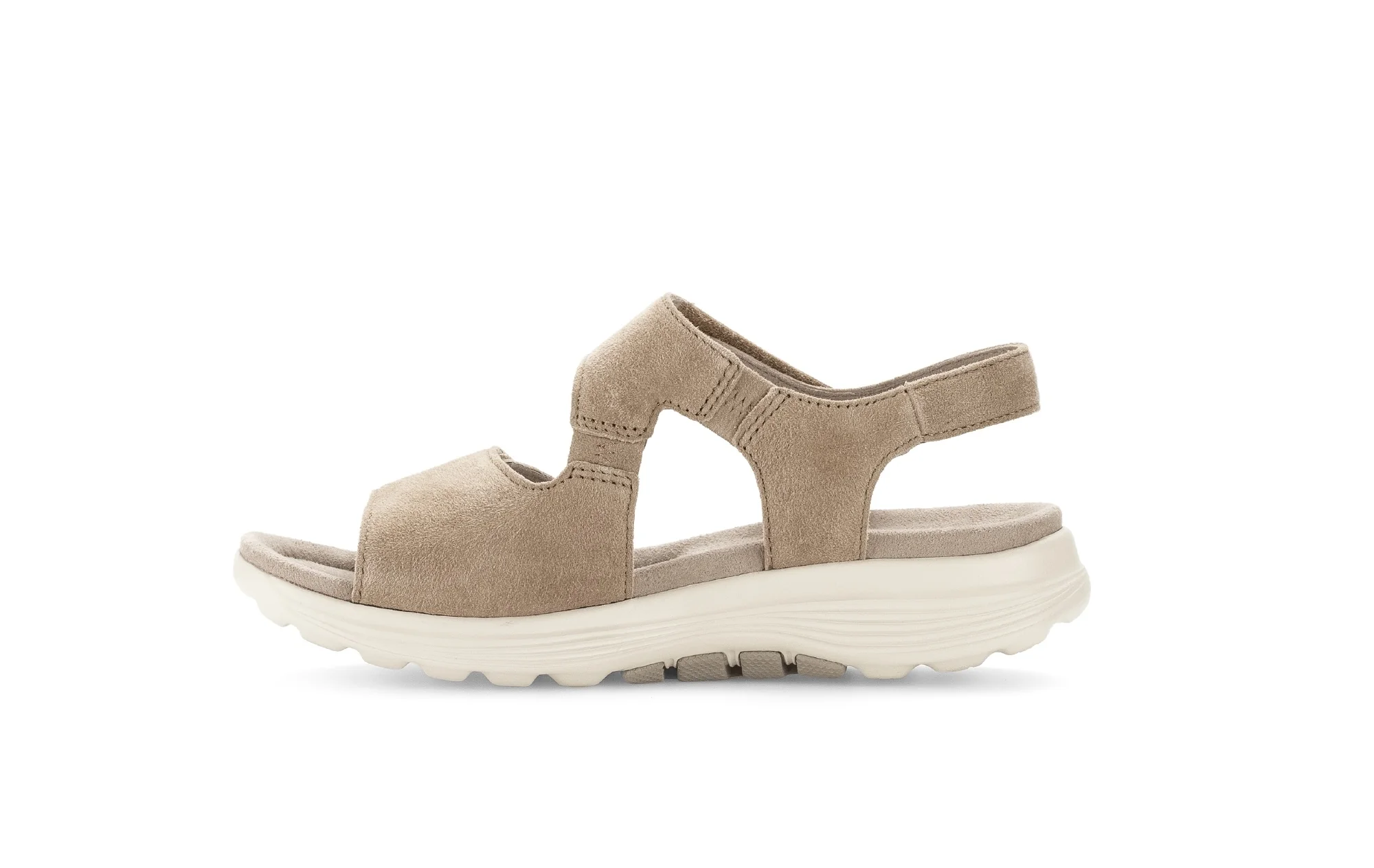 Sandales beiges en cuir - Image 2
