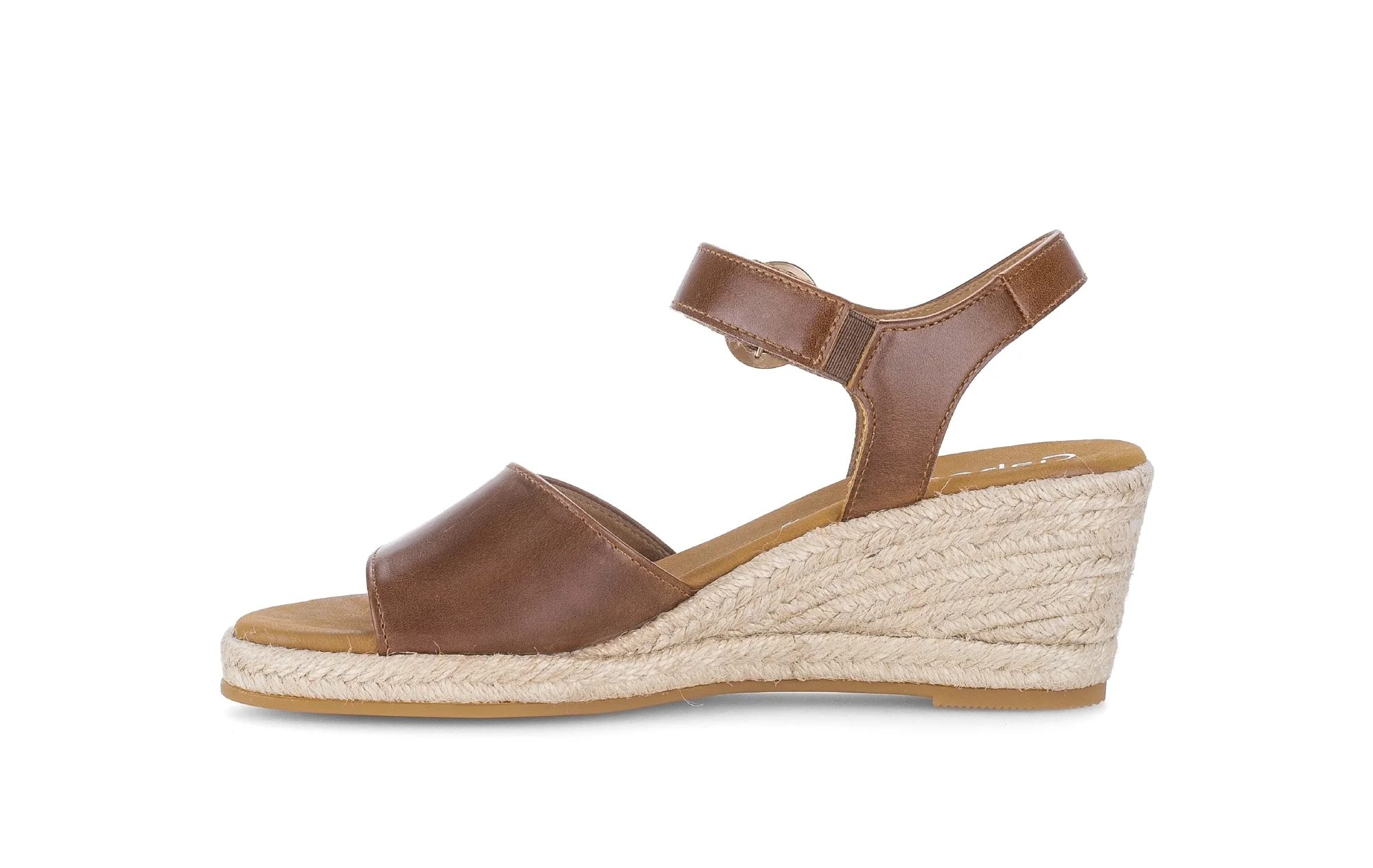 Sandales beiges en cuir lisse - Image 2