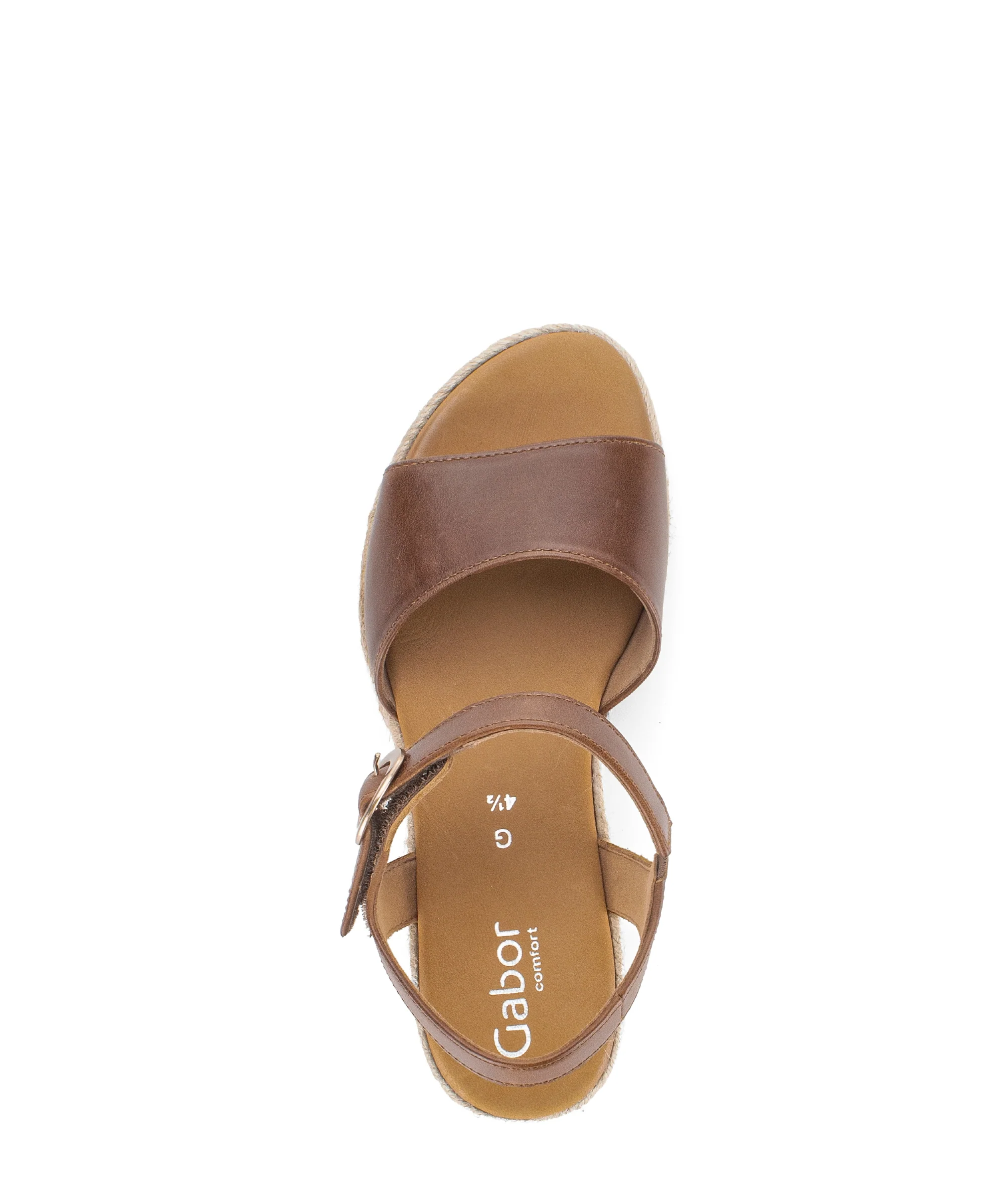 Sandales beiges en cuir lisse - Image 3