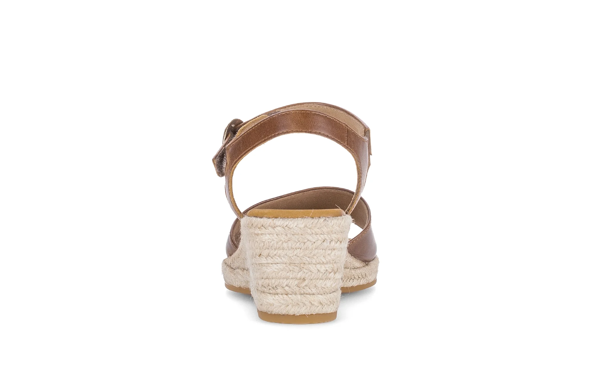 Sandales beiges en cuir lisse - Image 4