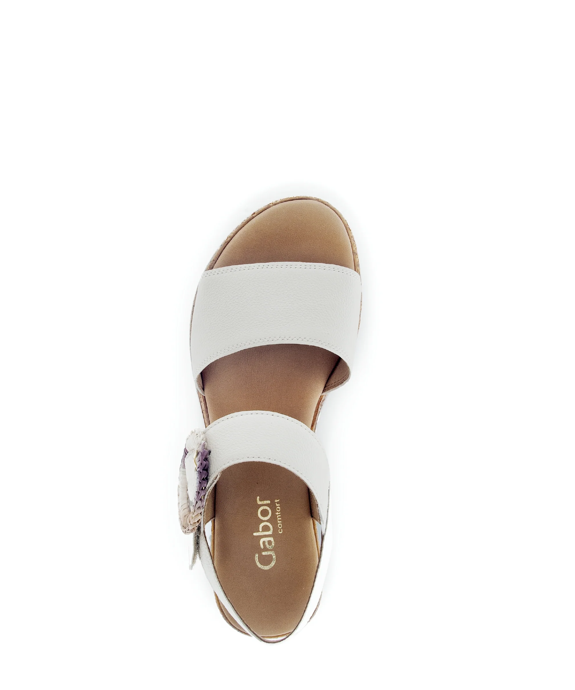 Sandales beiges en cuir lisse - Image 3