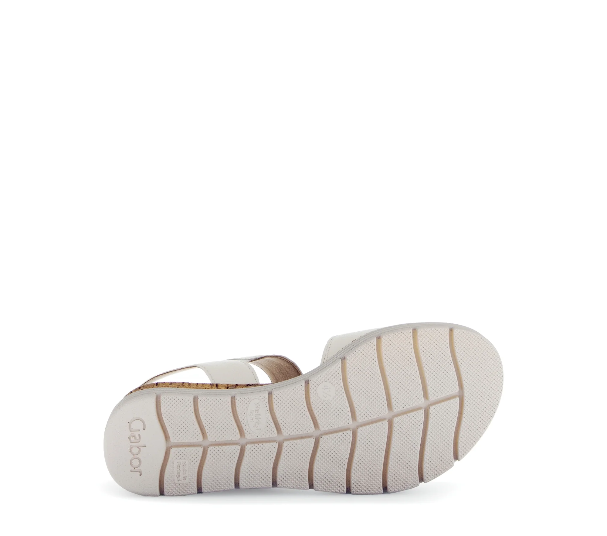 Sandales beiges en cuir lisse - Image 6