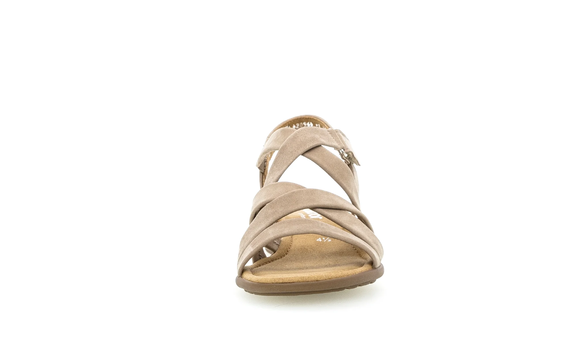 Sandales beiges en cuir nubuck - Image 5