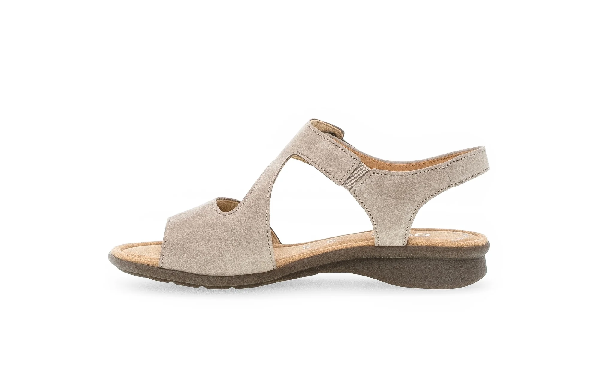 Sandales beiges en cuir nubuck - Image 2