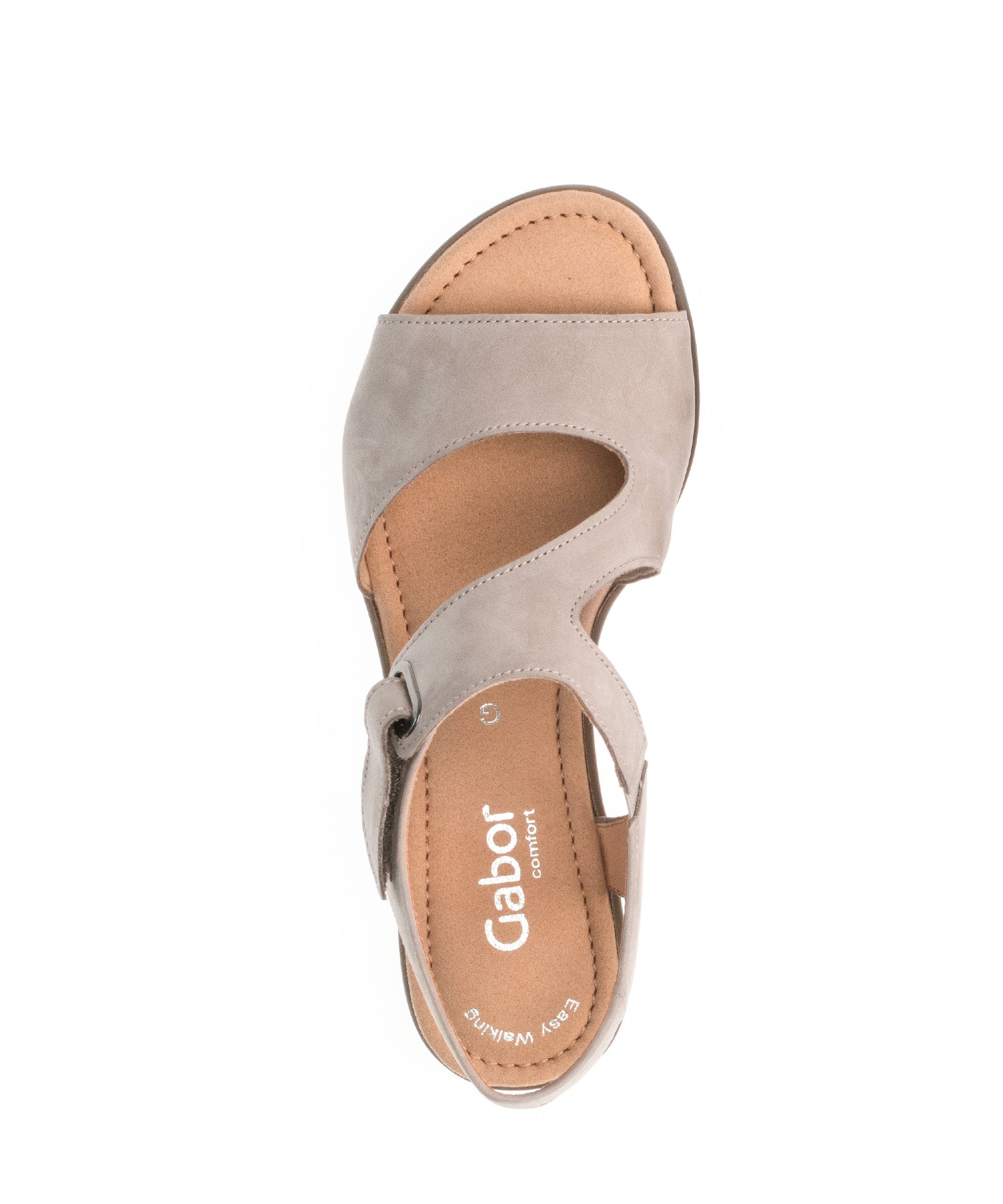 Sandales beiges en cuir nubuck - Image 3