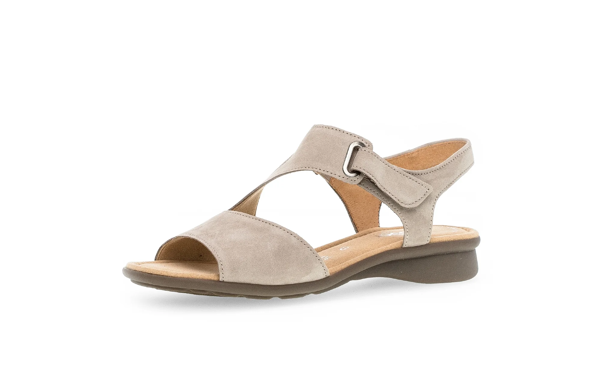 Sandales beiges en cuir nubuck - Image 6