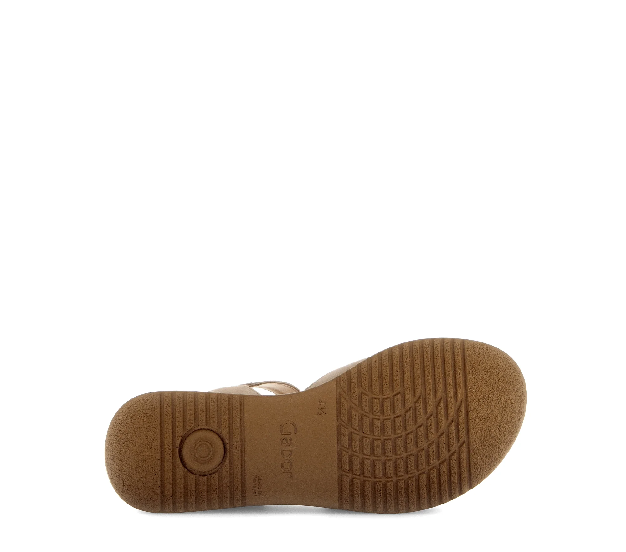 Sandales beiges en cuir velours - Image 7