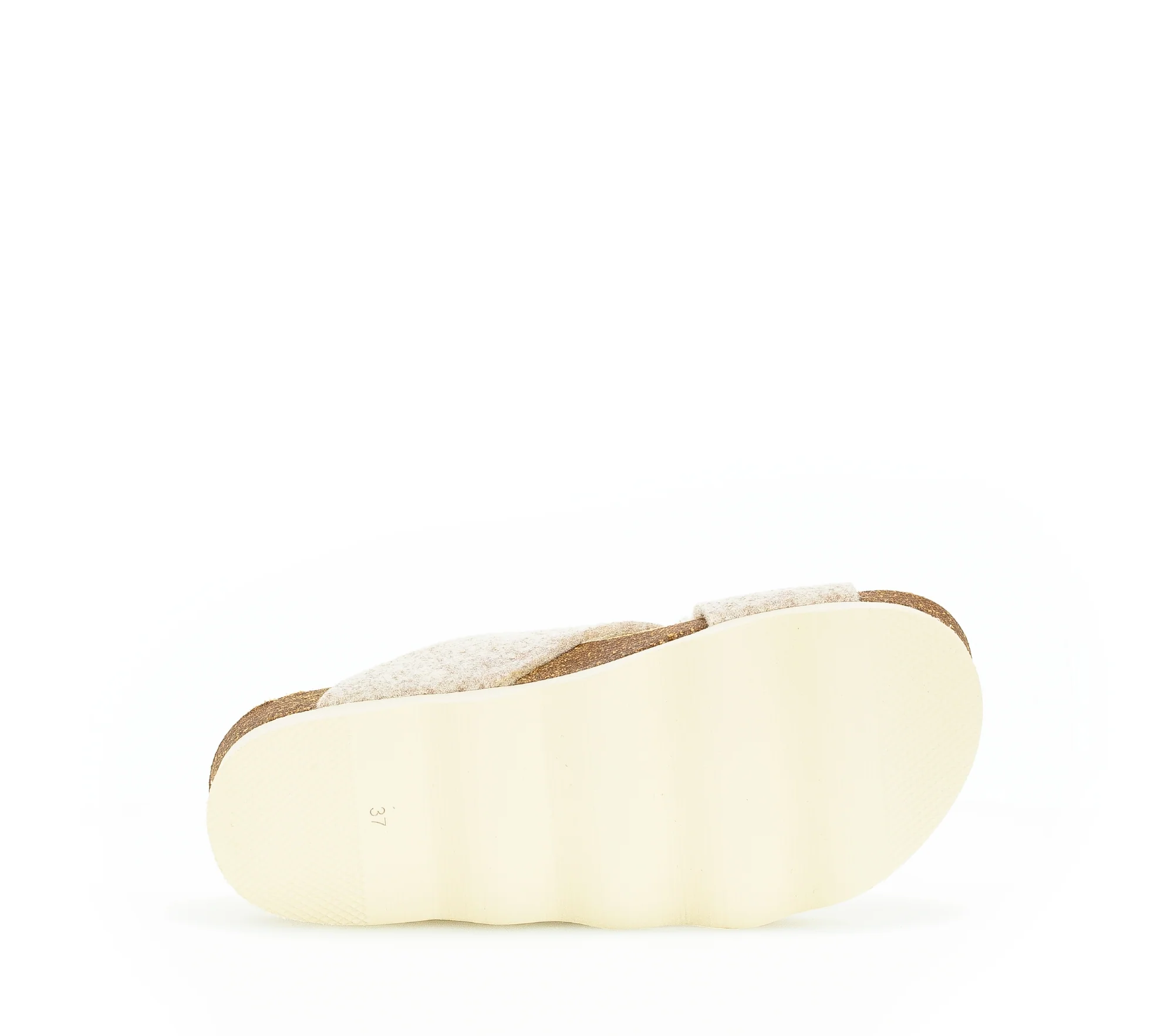 Sandales beiges en textile - Image 6