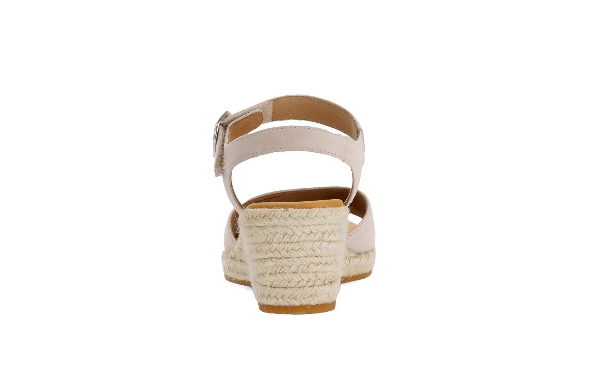 Sandales beiges en velours - Image 4