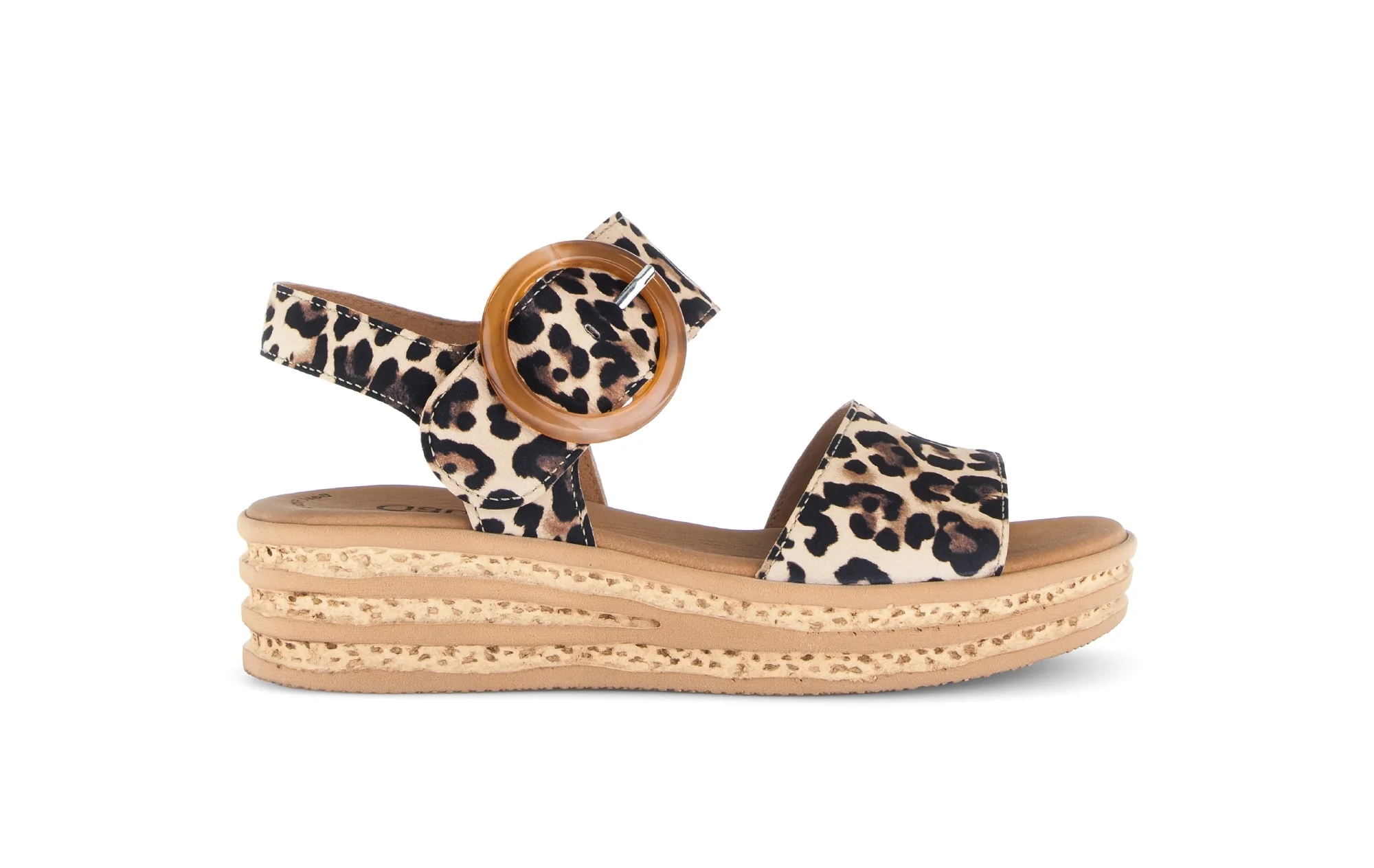 Sandales beiges en velours
