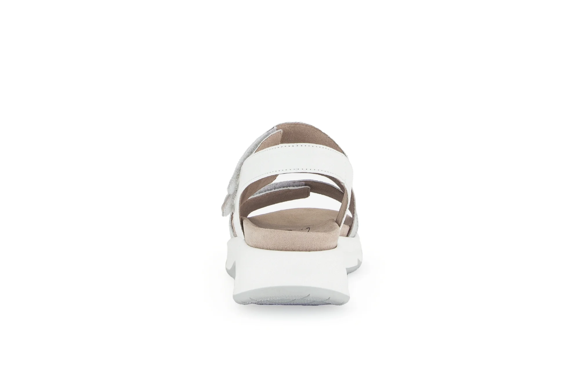 Sandales blanches en cuir - Image 4