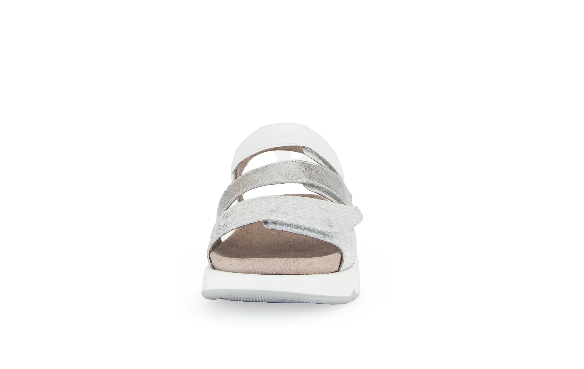 Sandales blanches en cuir - Image 5