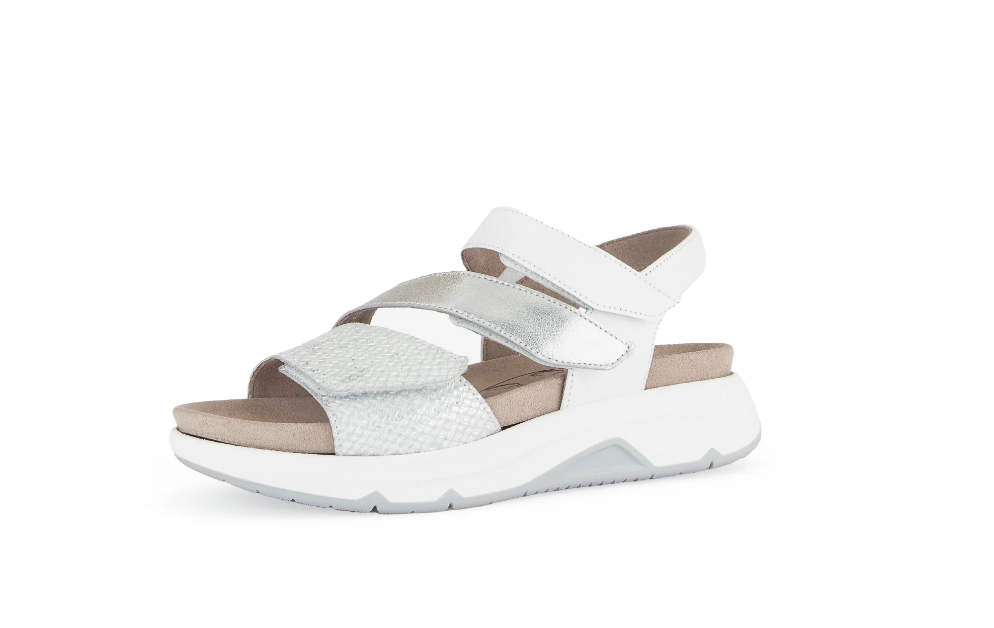 Sandales blanches en cuir - Image 6