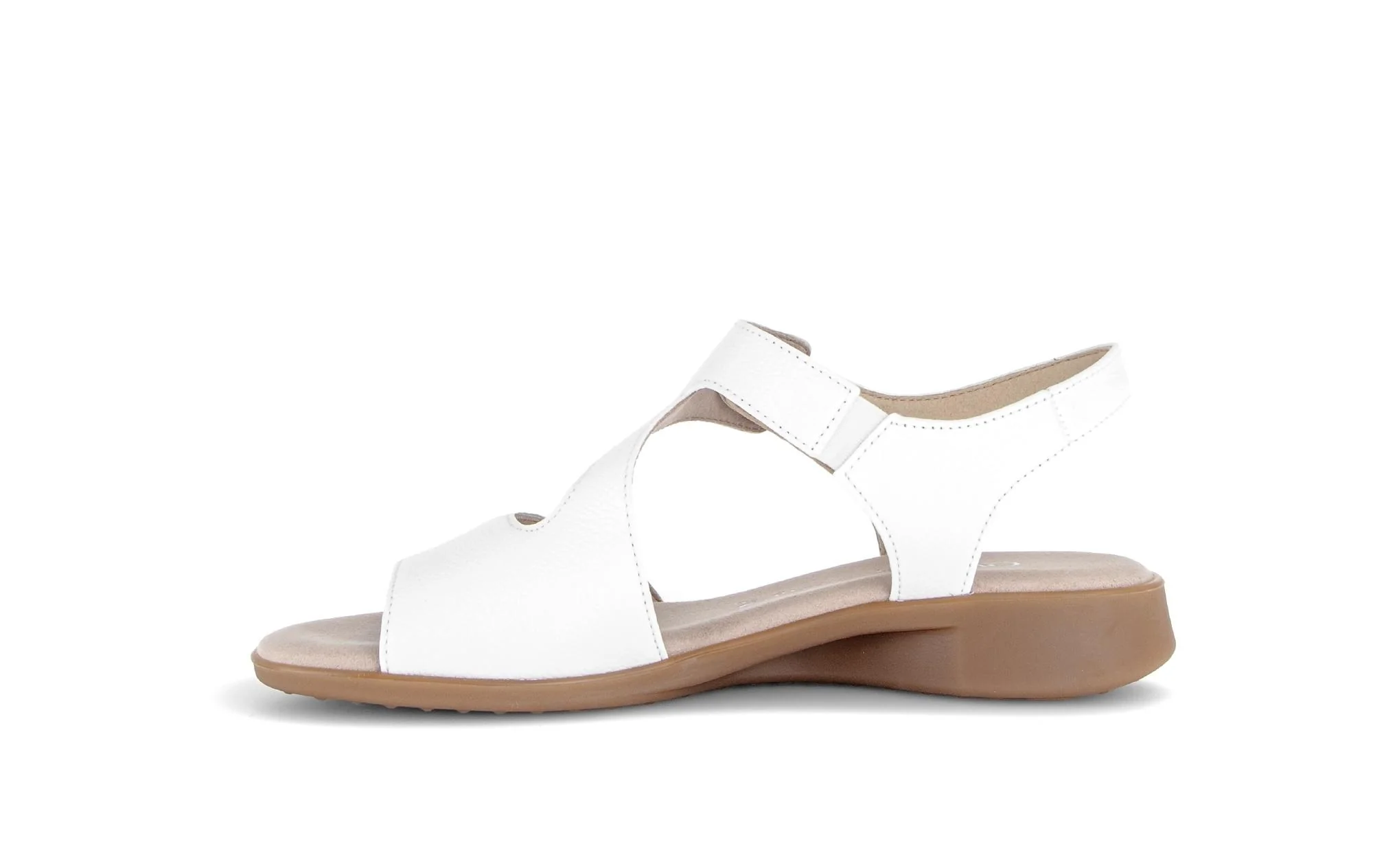 Sandales blanches en cuir - Image 2