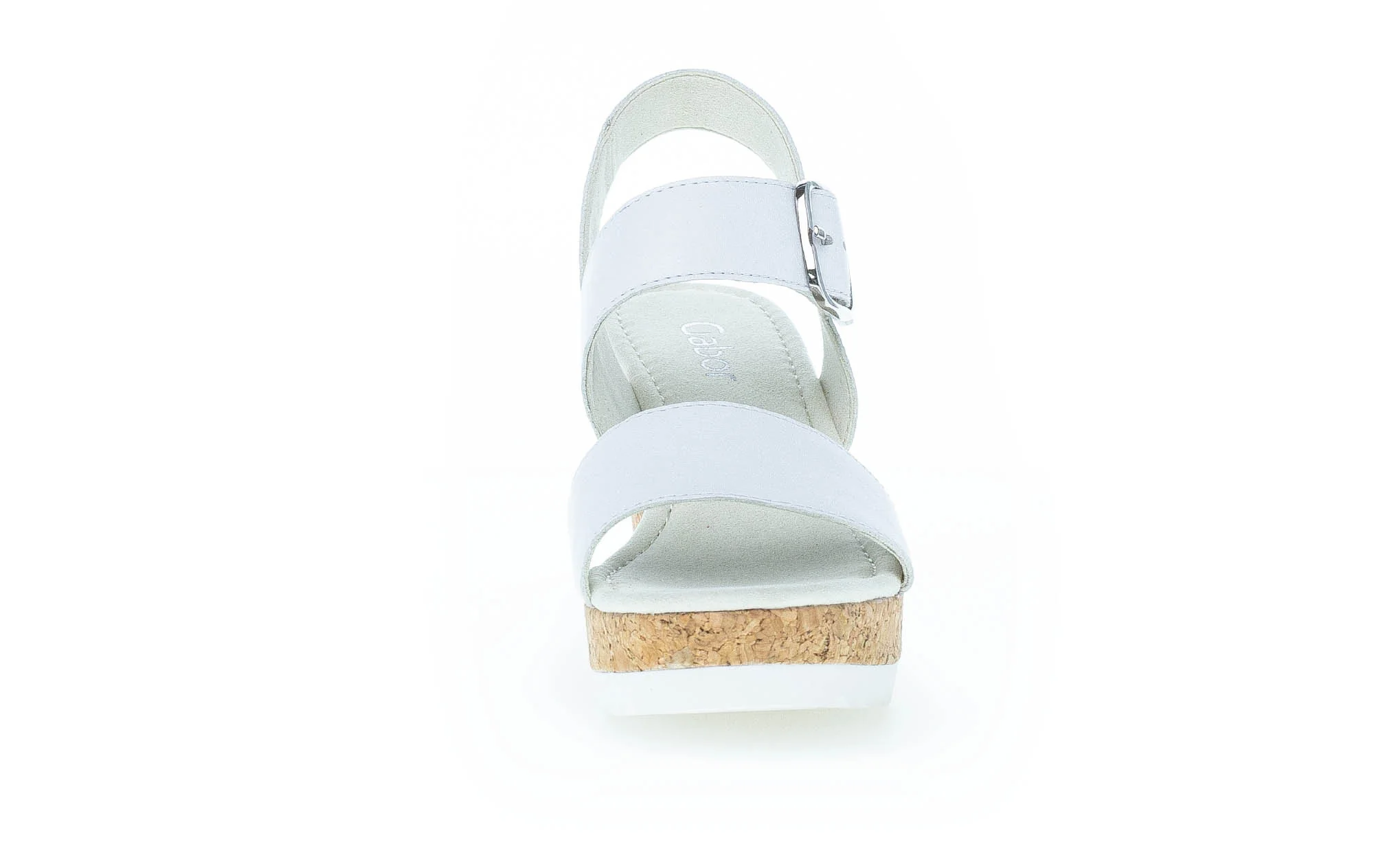 Sandales blanches en cuir - Image 3