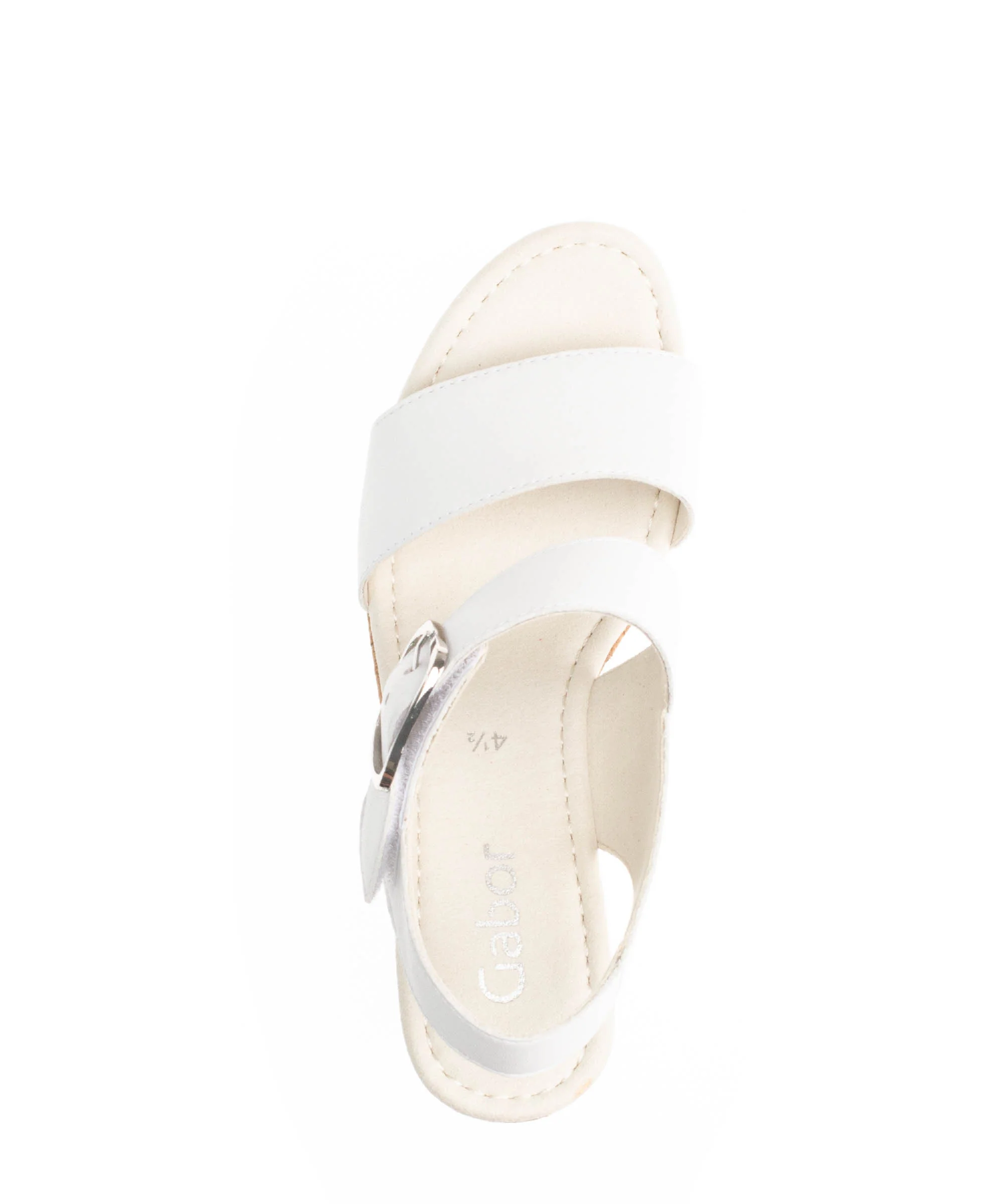Sandales blanches en cuir - Image 4