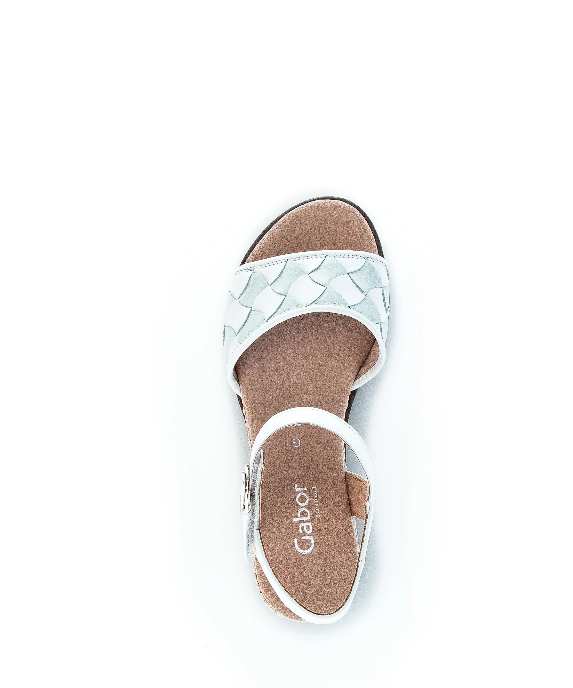 Sandales blanches en cuir - Image 2