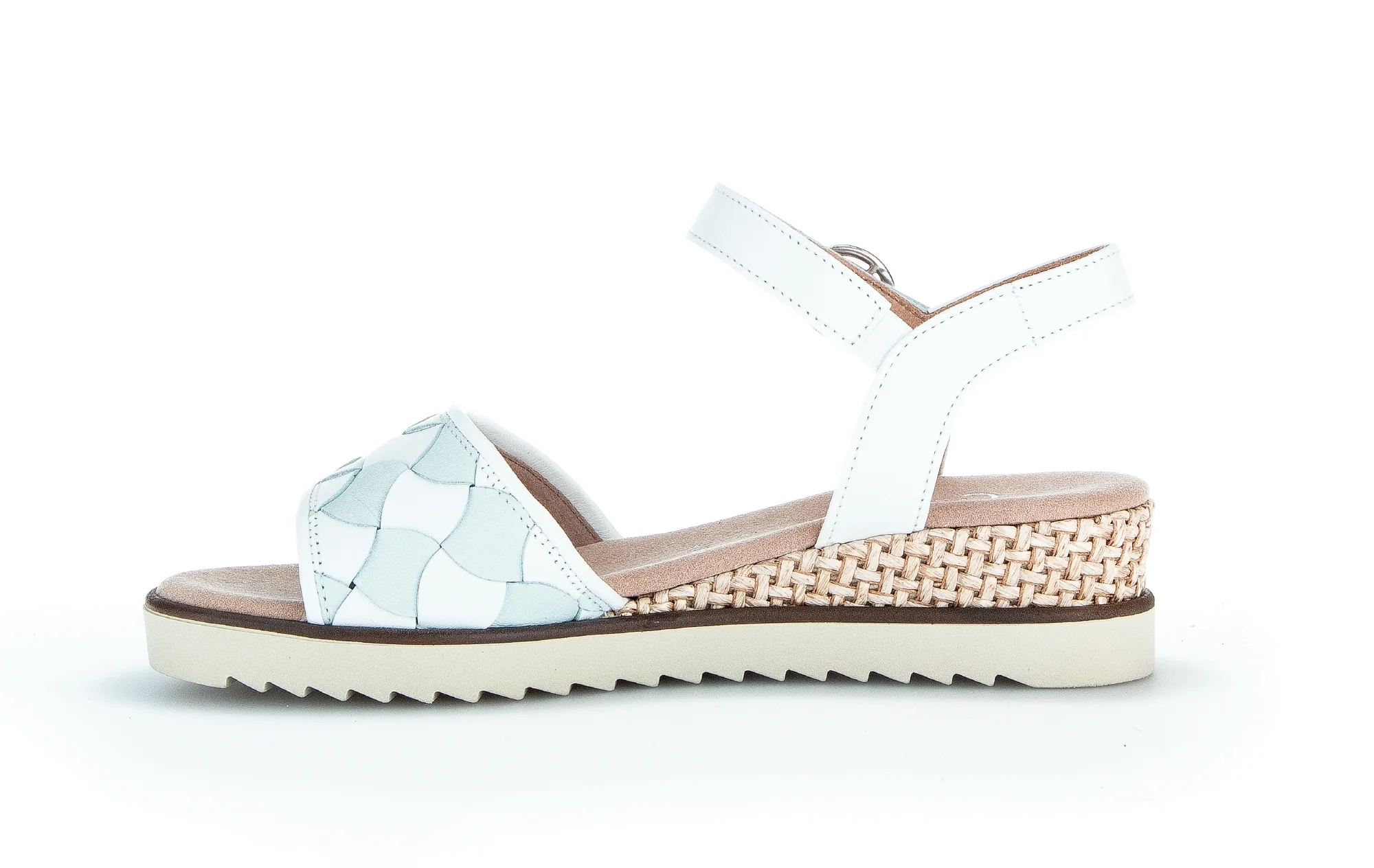 Sandales blanches en cuir - Image 4