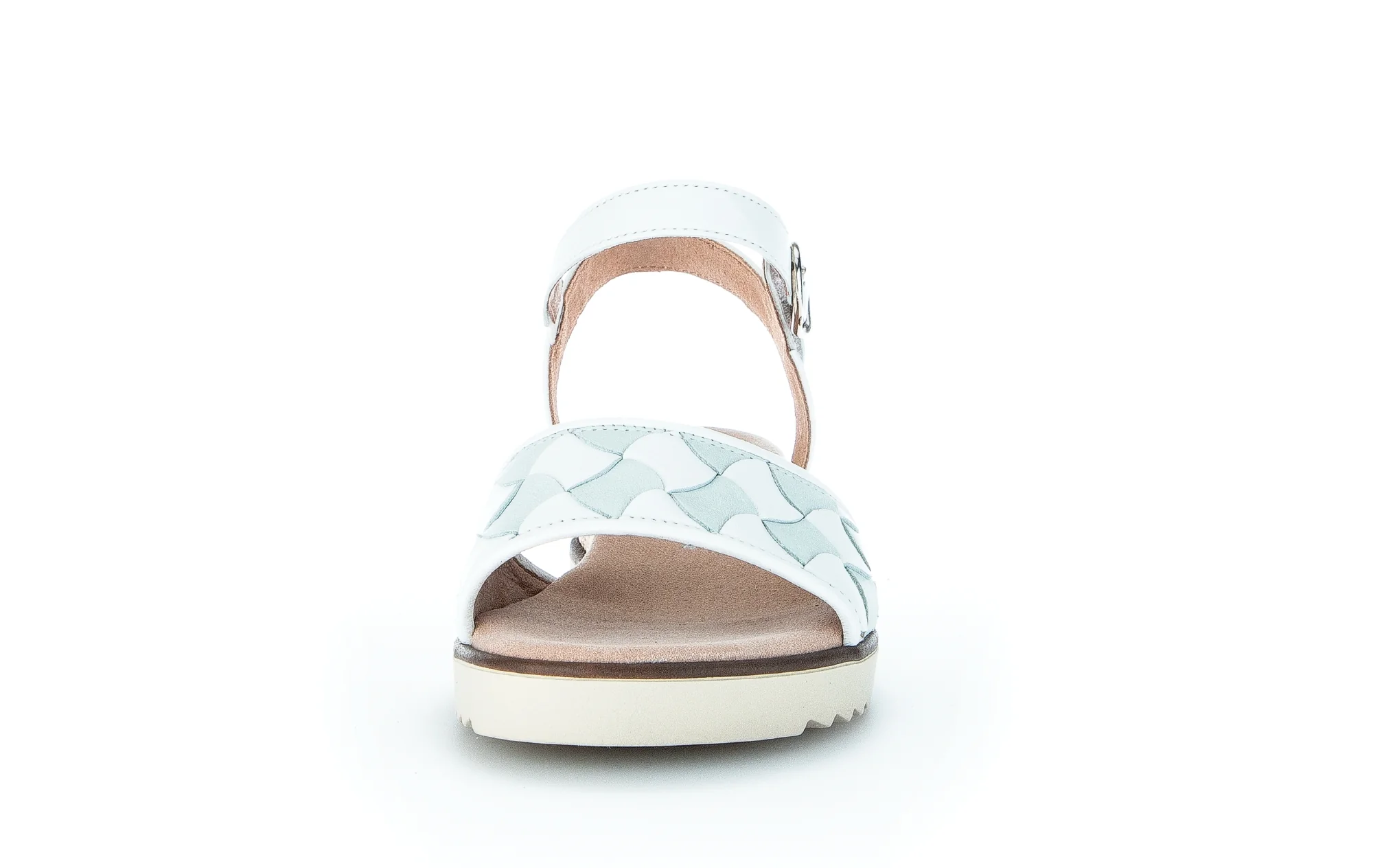 Sandales blanches en cuir - Image 5