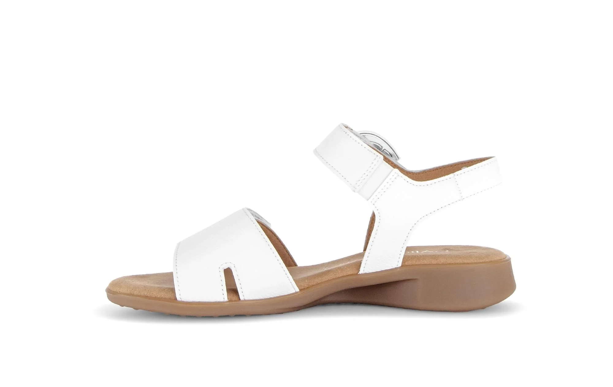 Sandales blanches en cuir - Image 2
