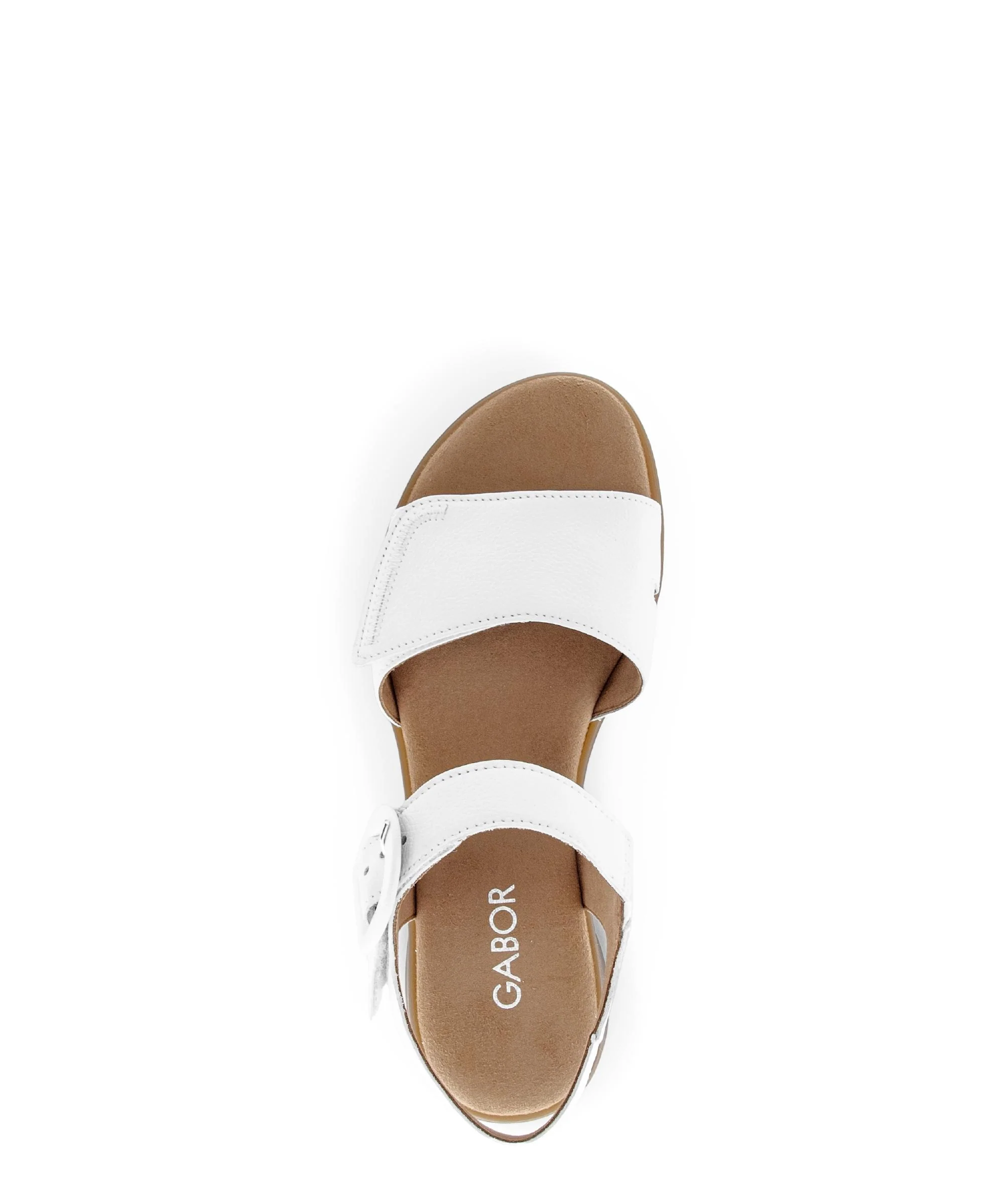 Sandales blanches en cuir - Image 3