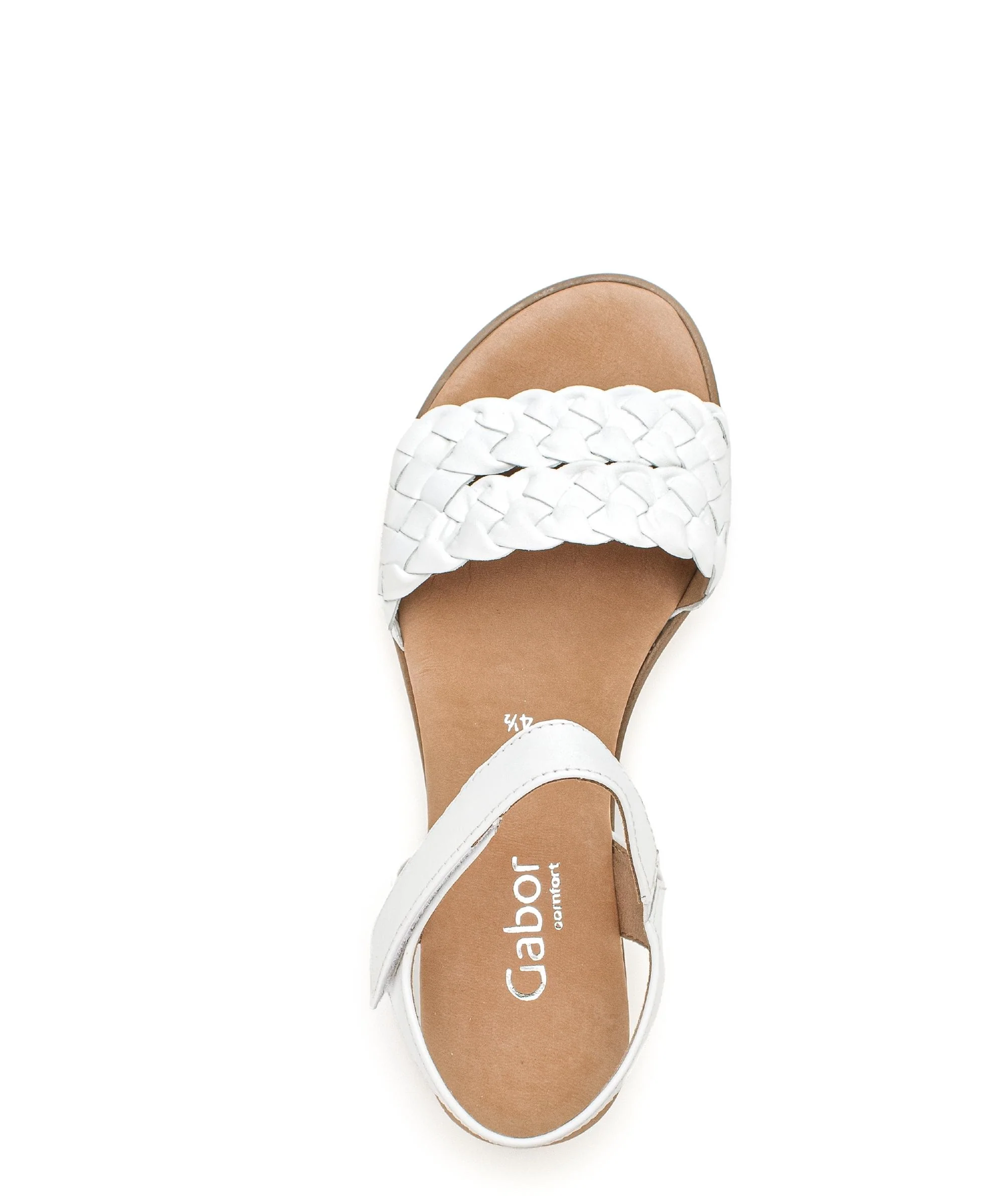 Sandales blanches en cuir - Image 3