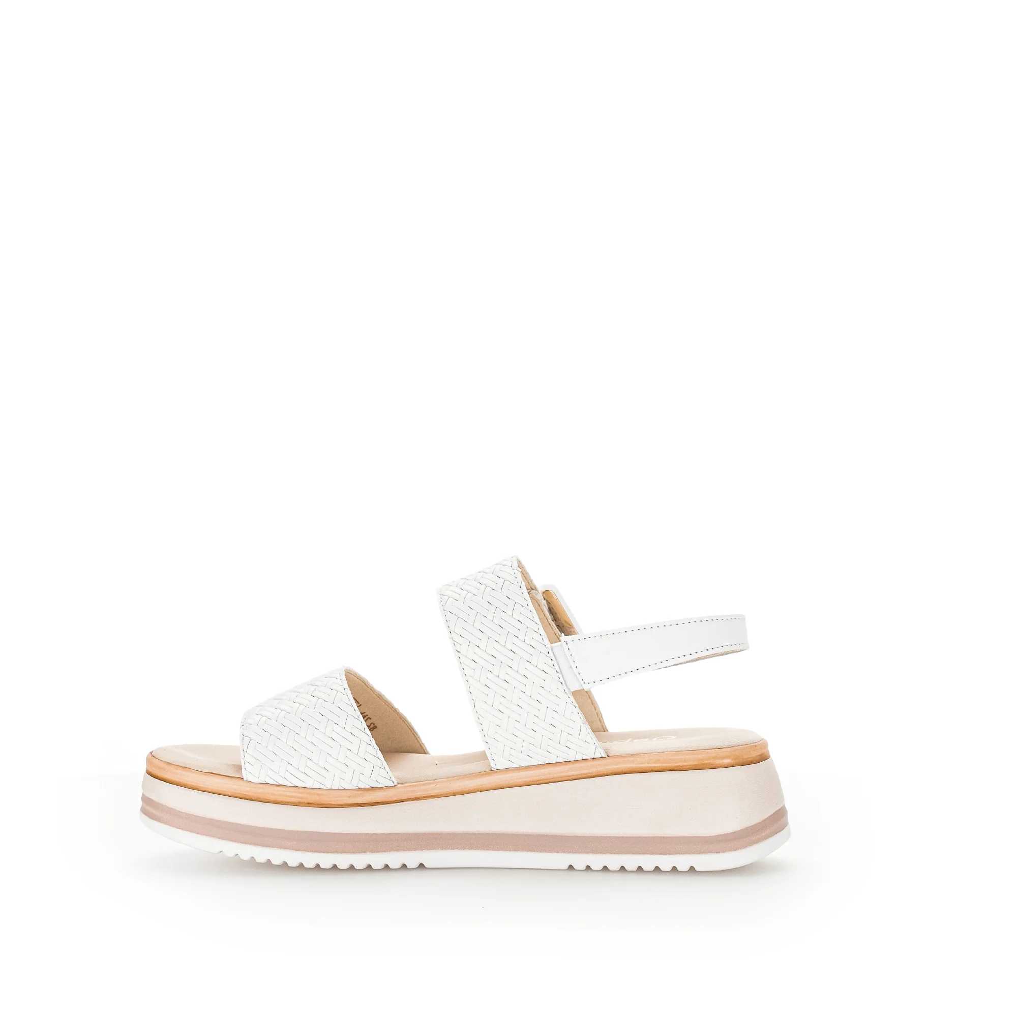 Sandales blanches en cuir - Image 2