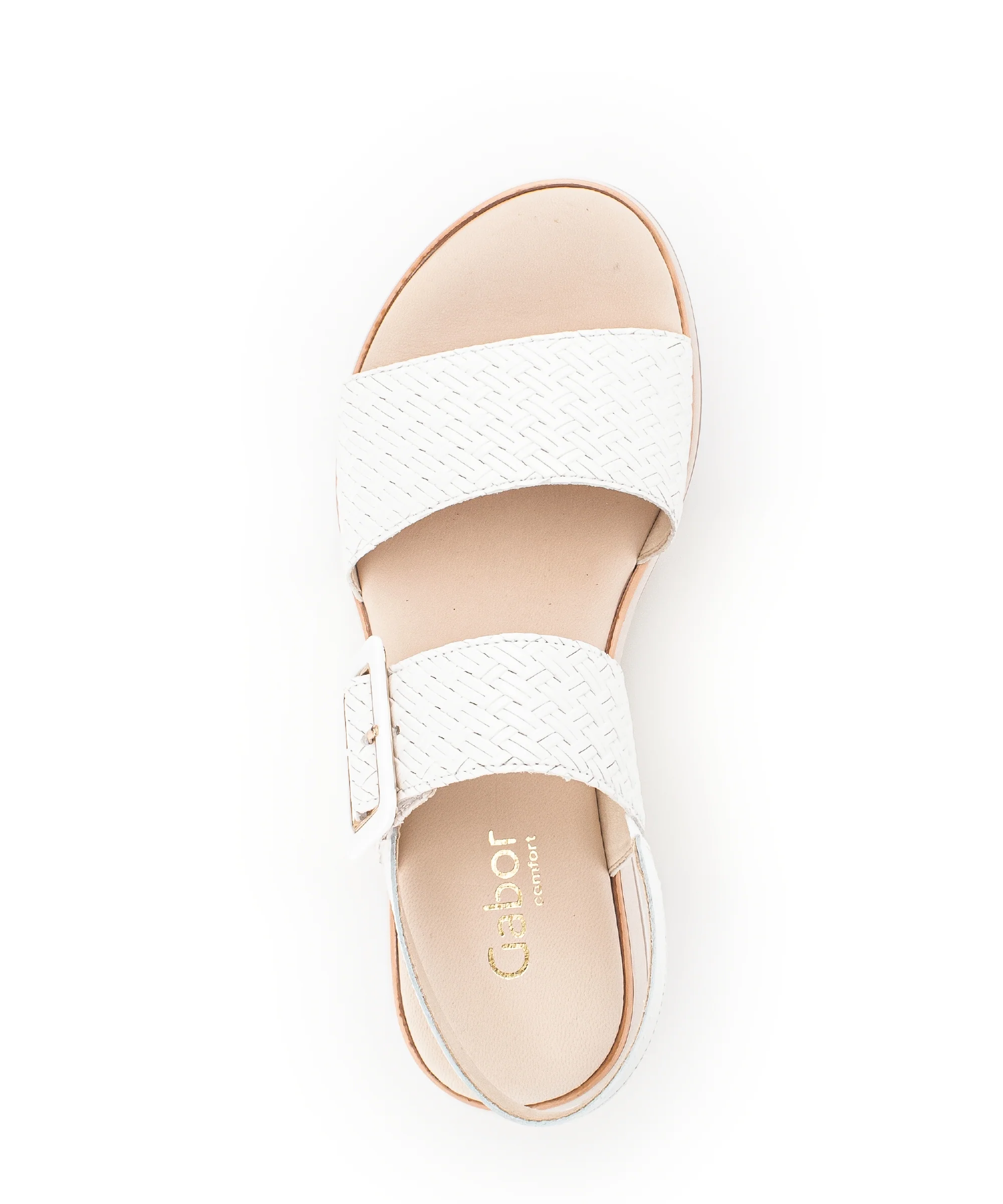Sandales blanches en cuir - Image 5