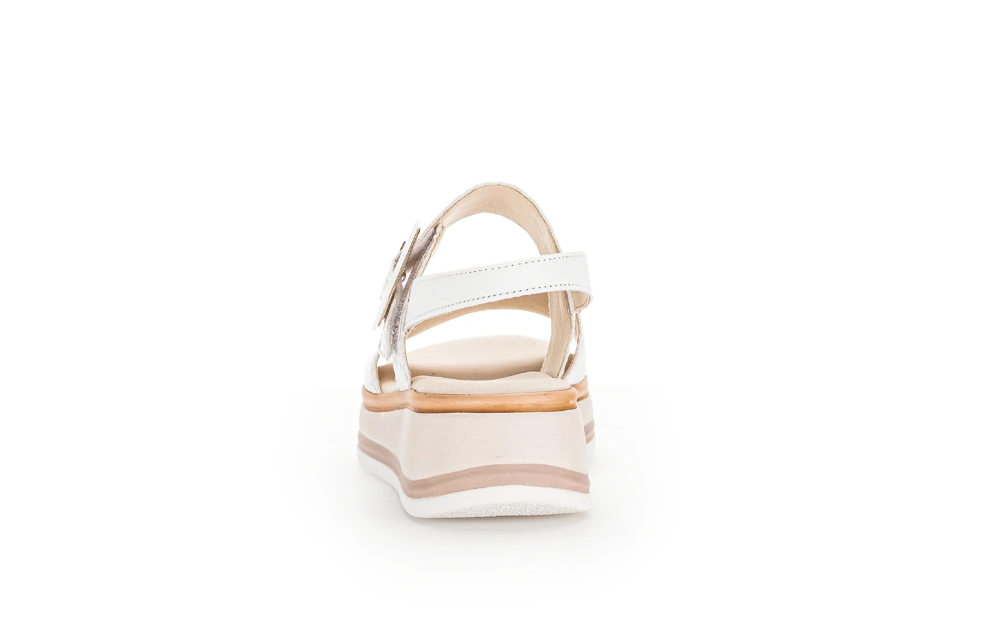 Sandales blanches en cuir - Image 6