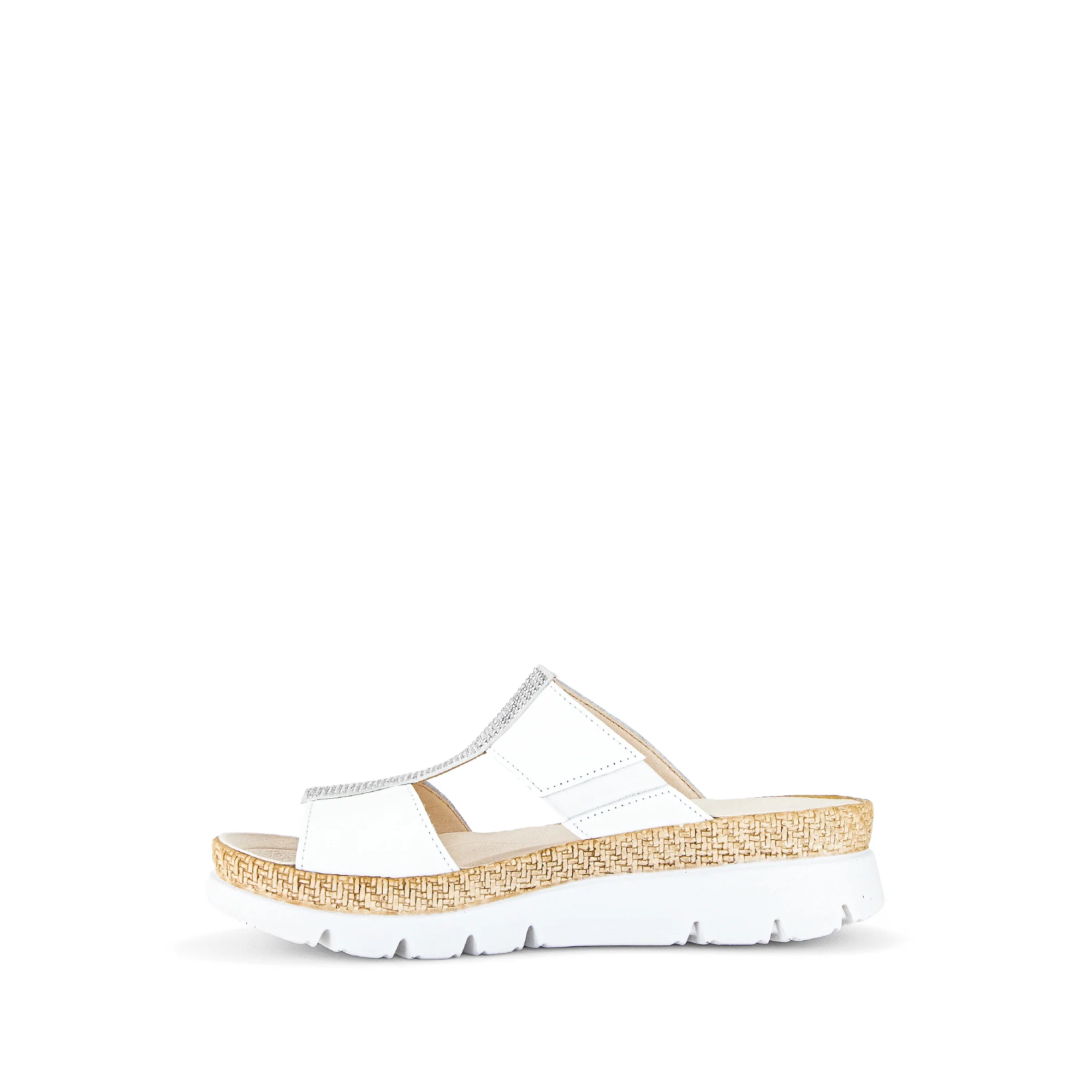 Sandales blanches en cuir - Image 2