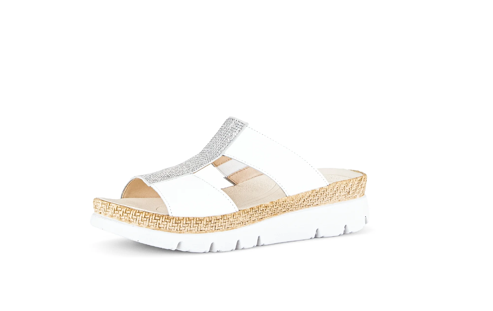 Sandales blanches en cuir - Image 3