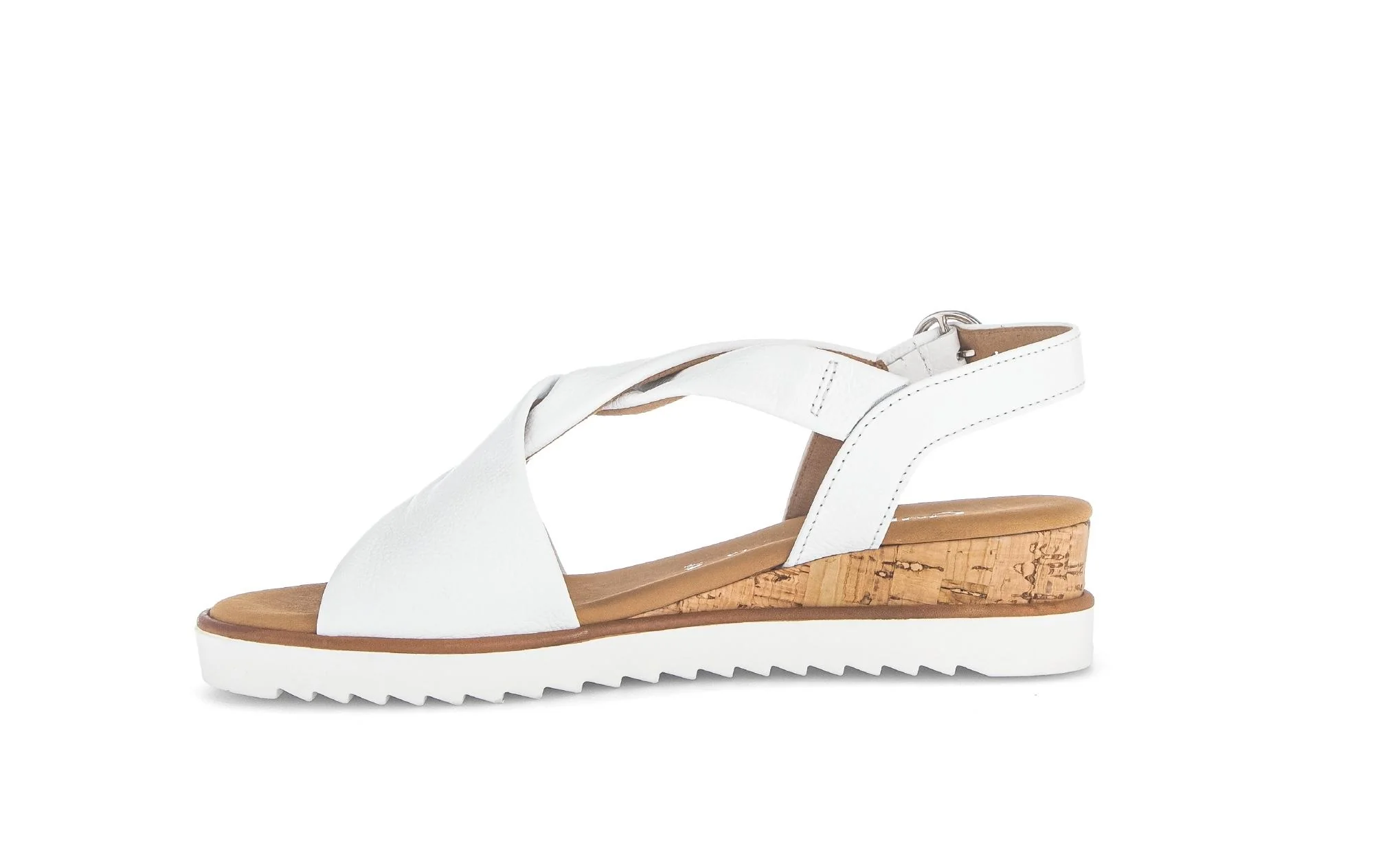 Sandales blanches en cuir - Image 2
