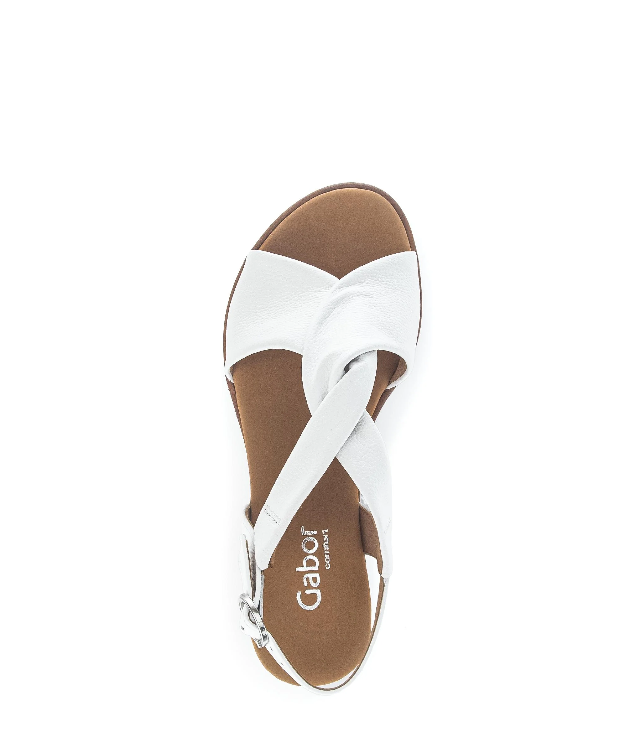 Sandales blanches en cuir - Image 3
