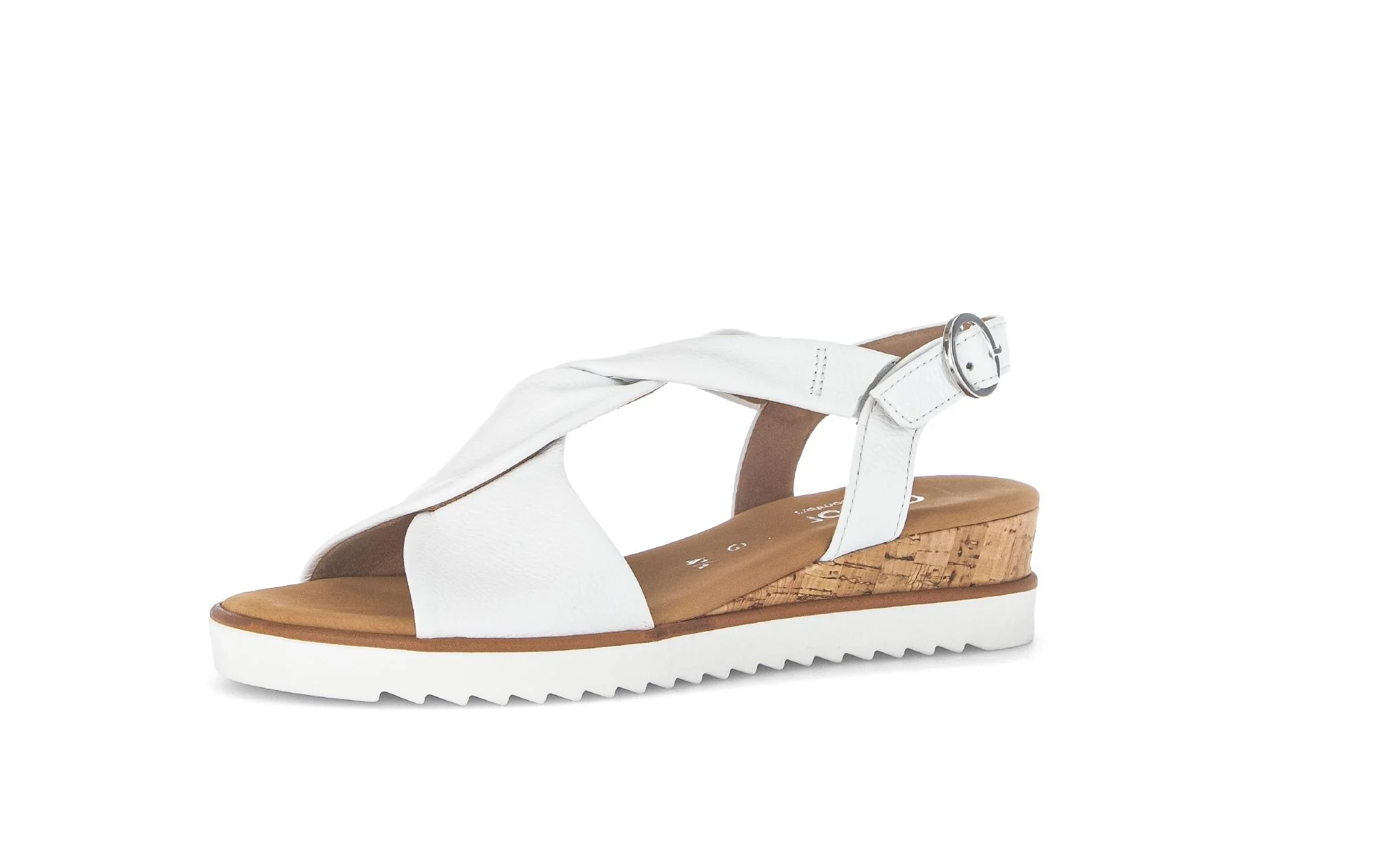Sandales blanches en cuir - Image 6