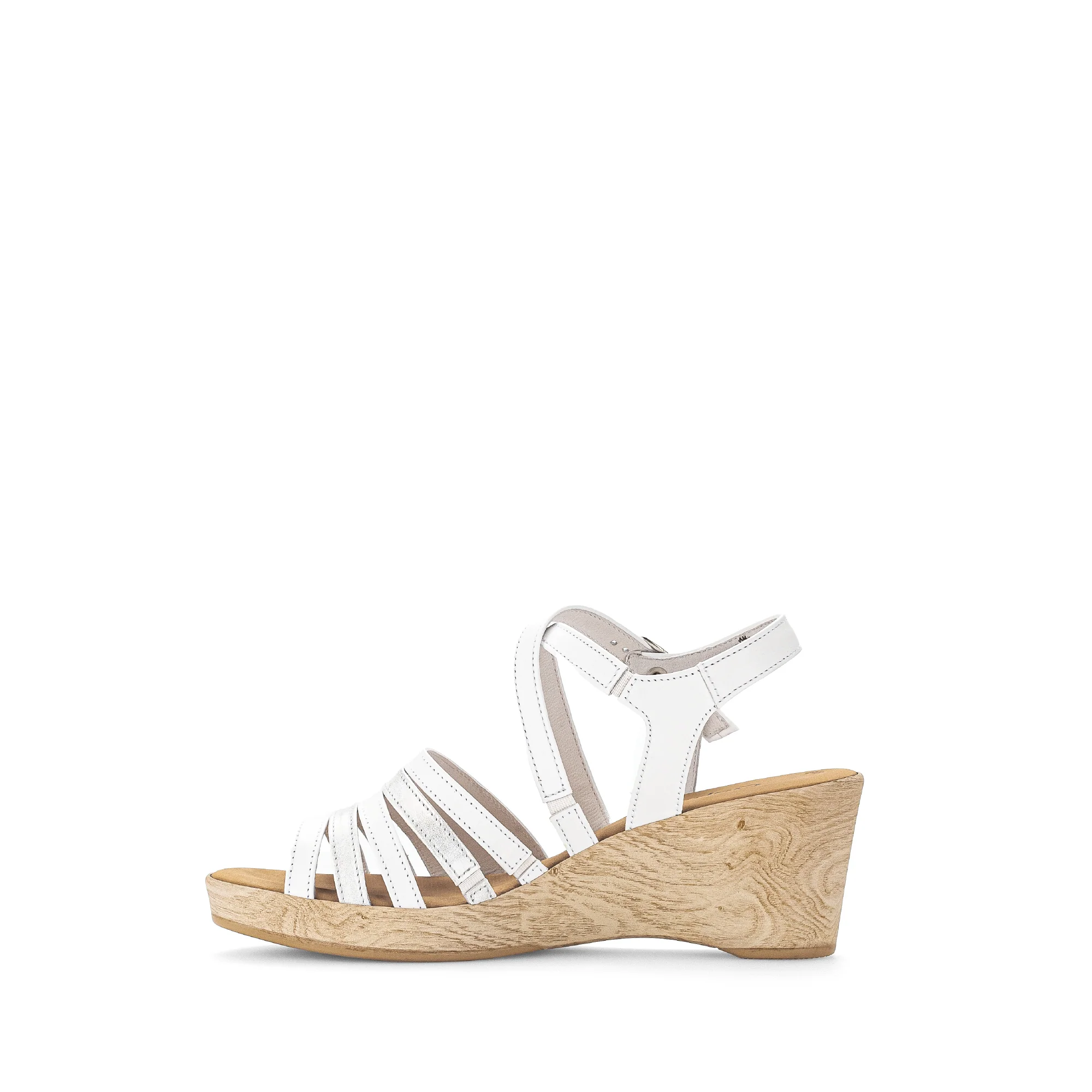 Sandales blanches en cuir - Image 2