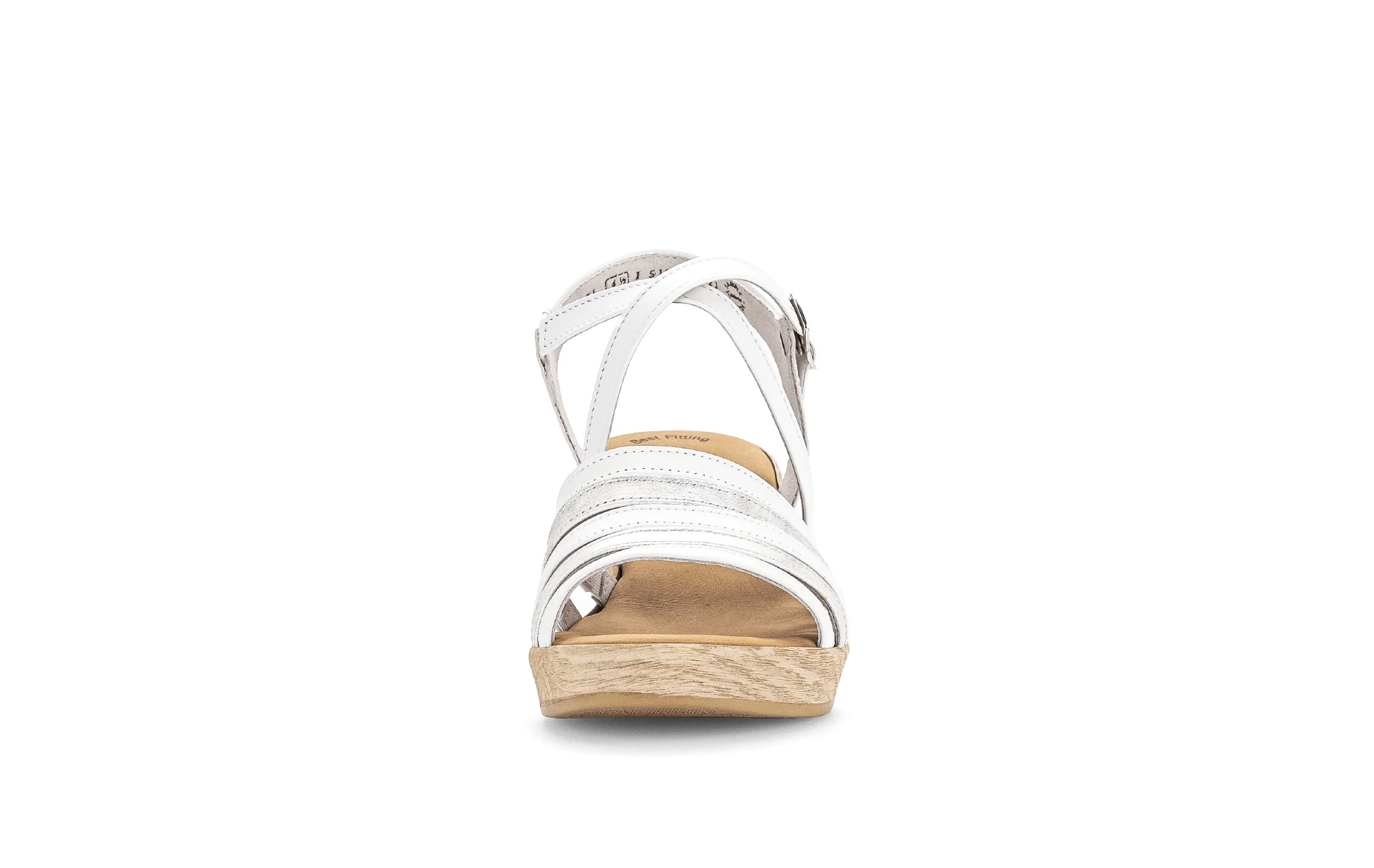 Sandales blanches en cuir - Image 4