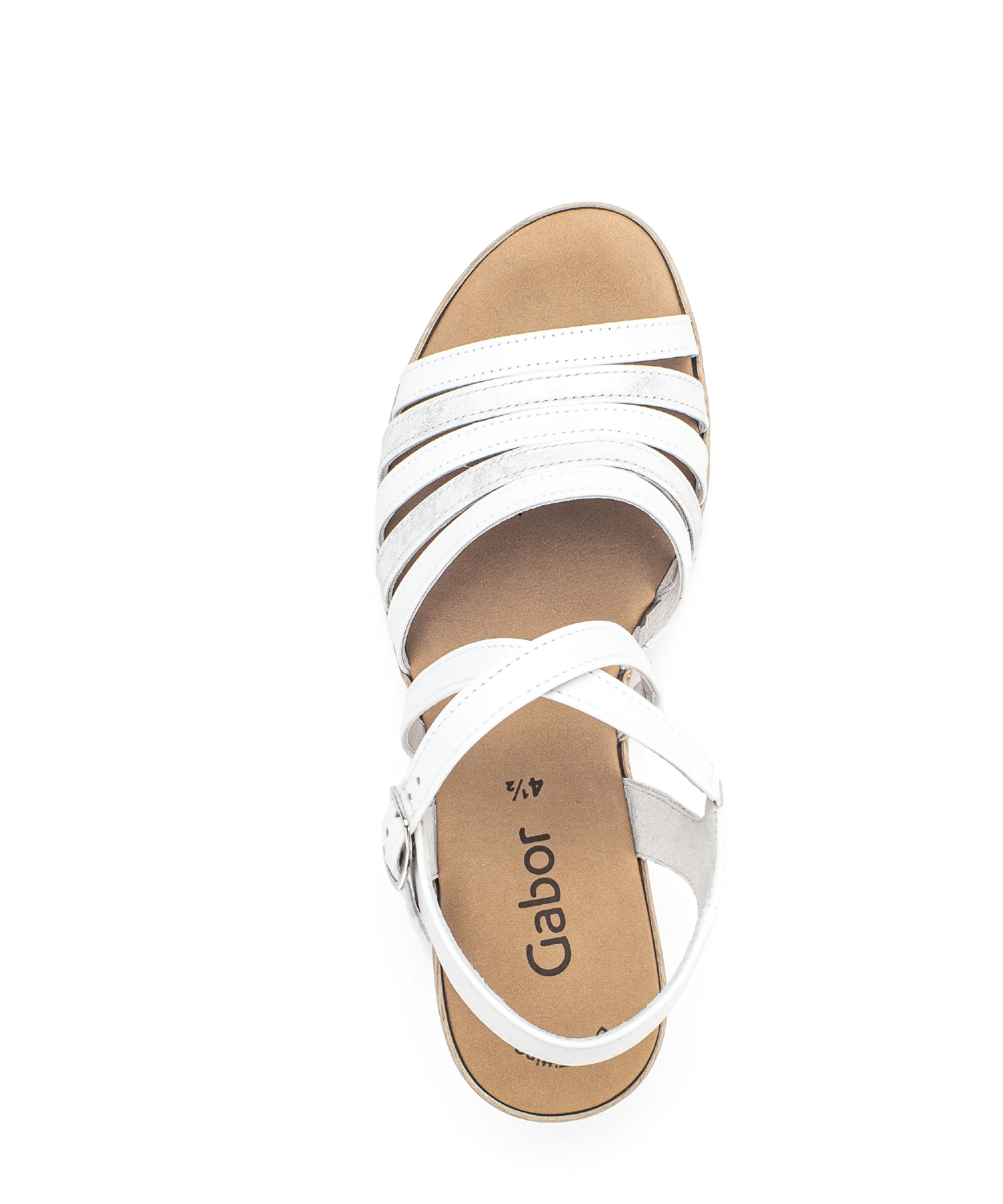 Sandales blanches en cuir - Image 5