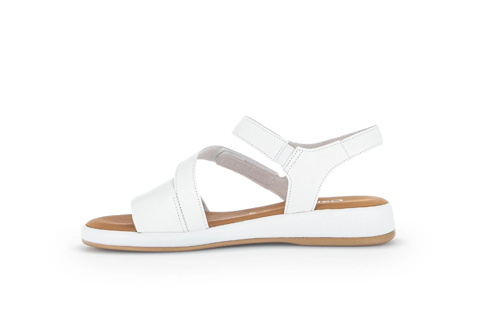 Sandales blanches en cuir - Image 2