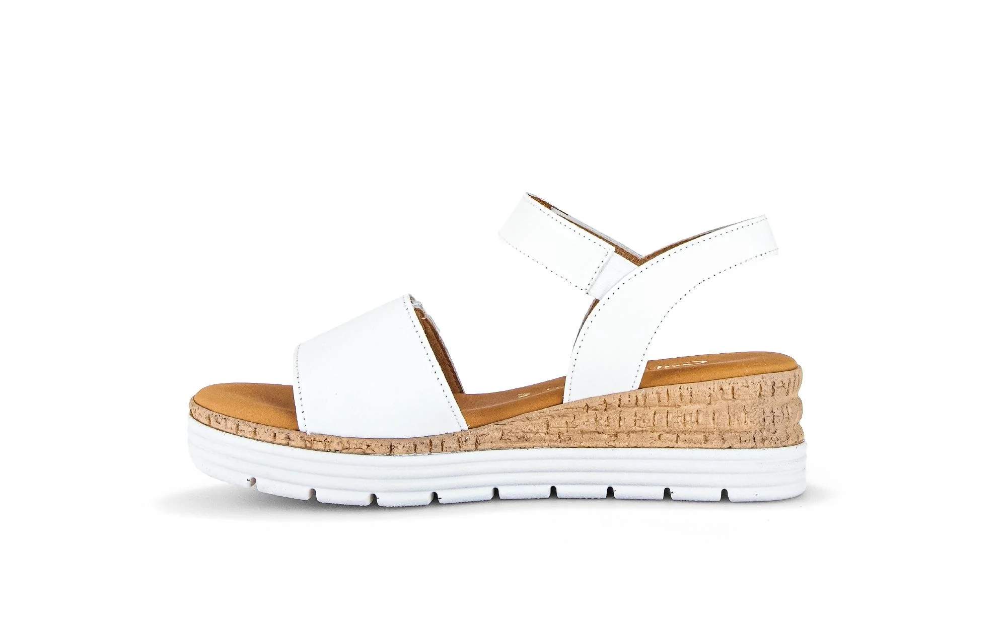 Sandales blanches en cuir - Image 2