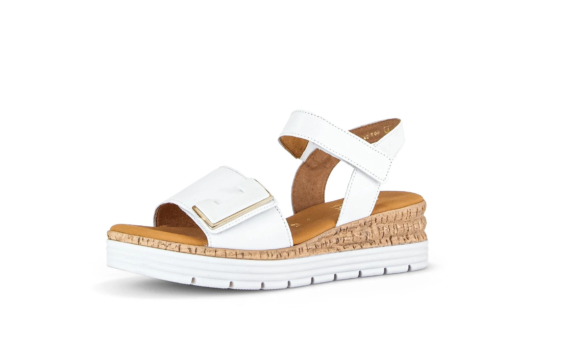 Sandales blanches en cuir - Image 6