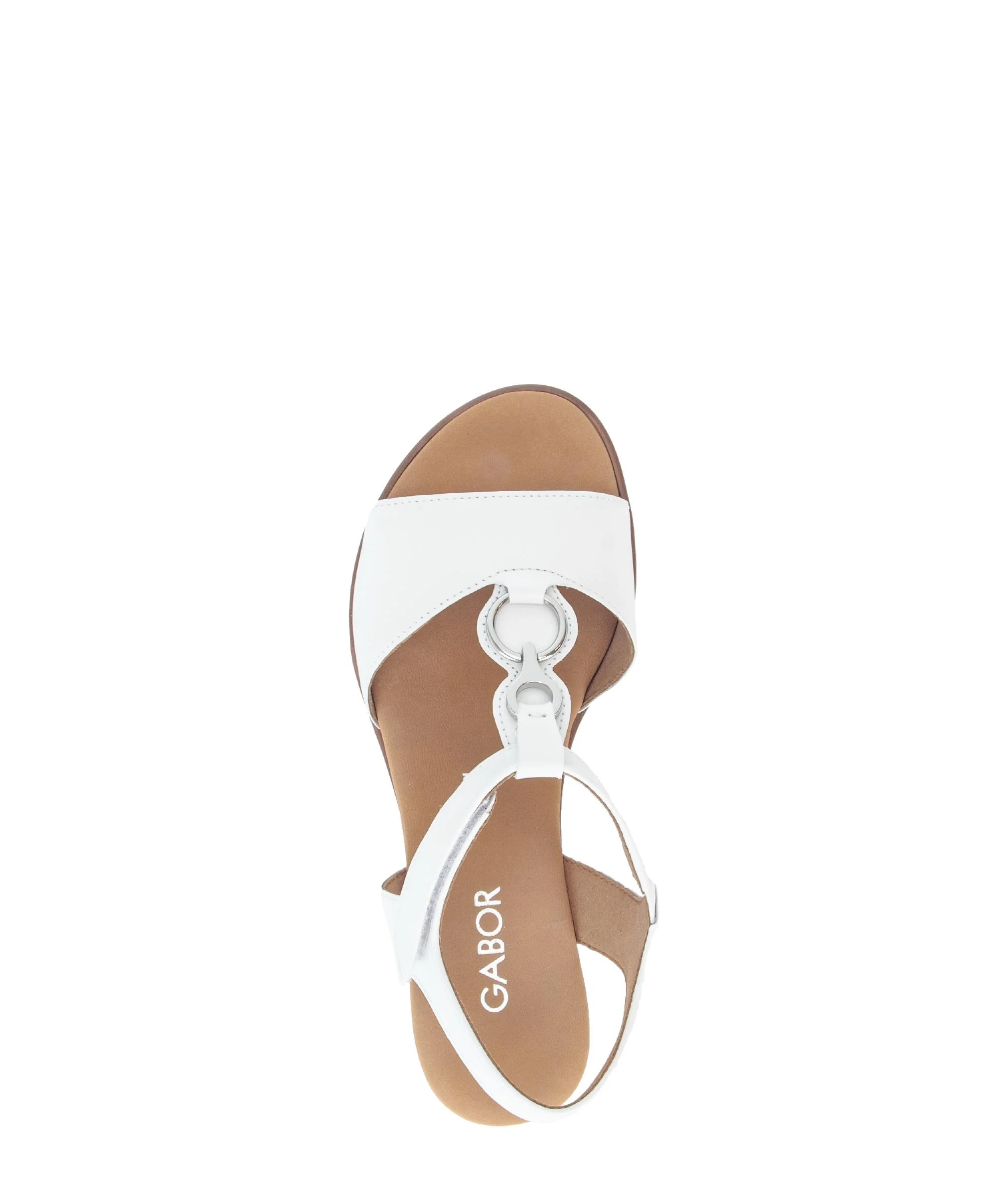 Sandales blanches en cuir - Image 3