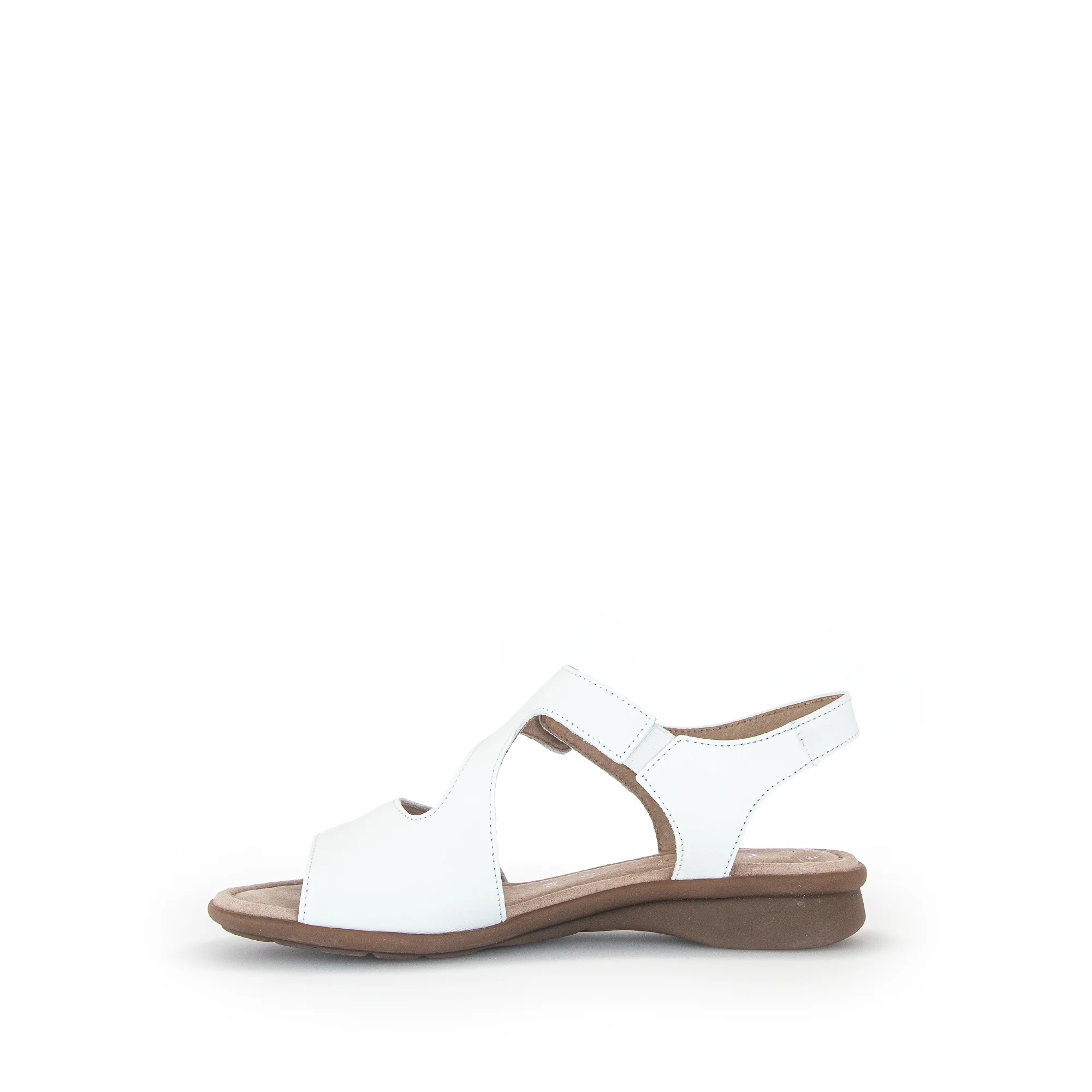 Sandales blanches en cuir grainé - Image 2