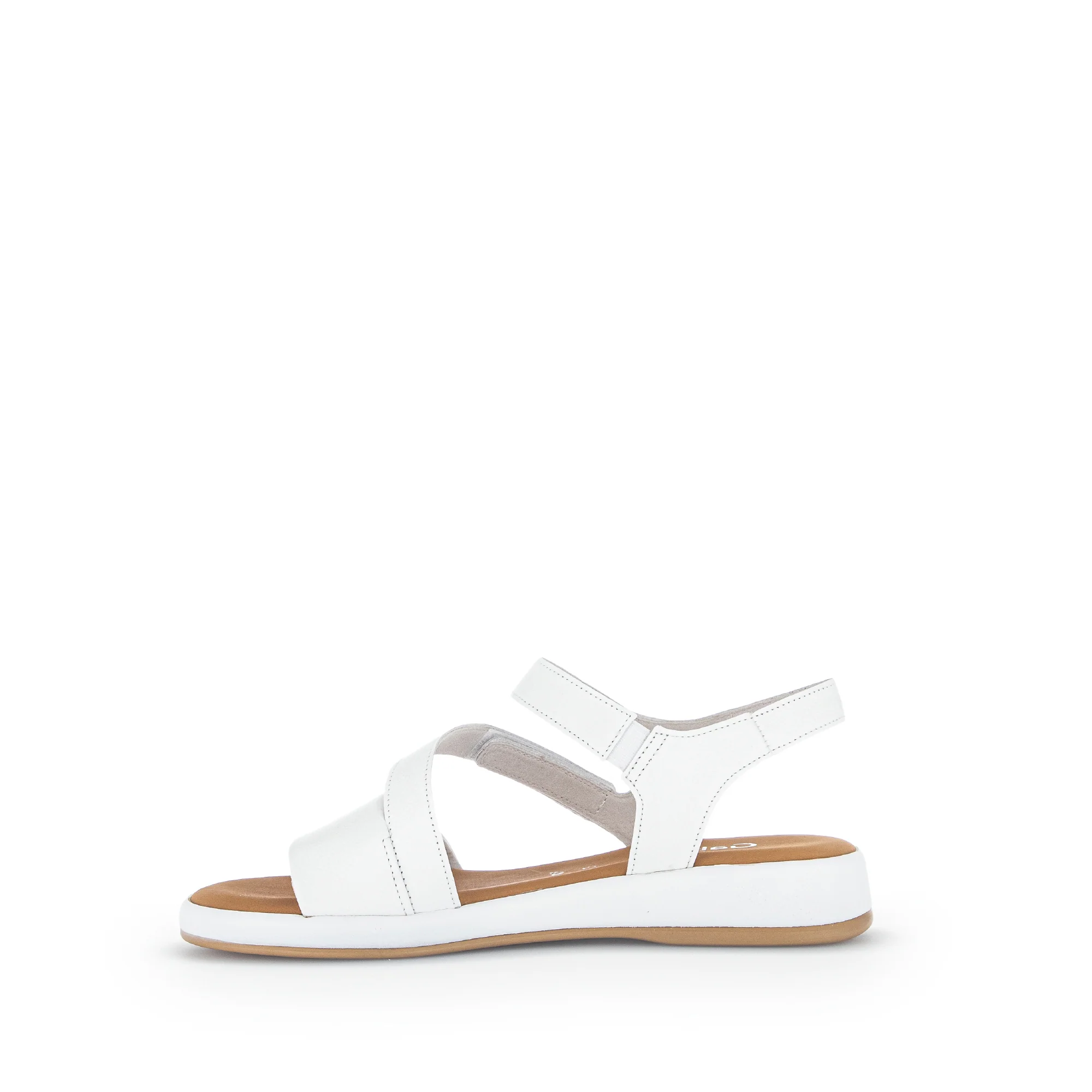 Sandales blanches en cuir grainé - Image 2