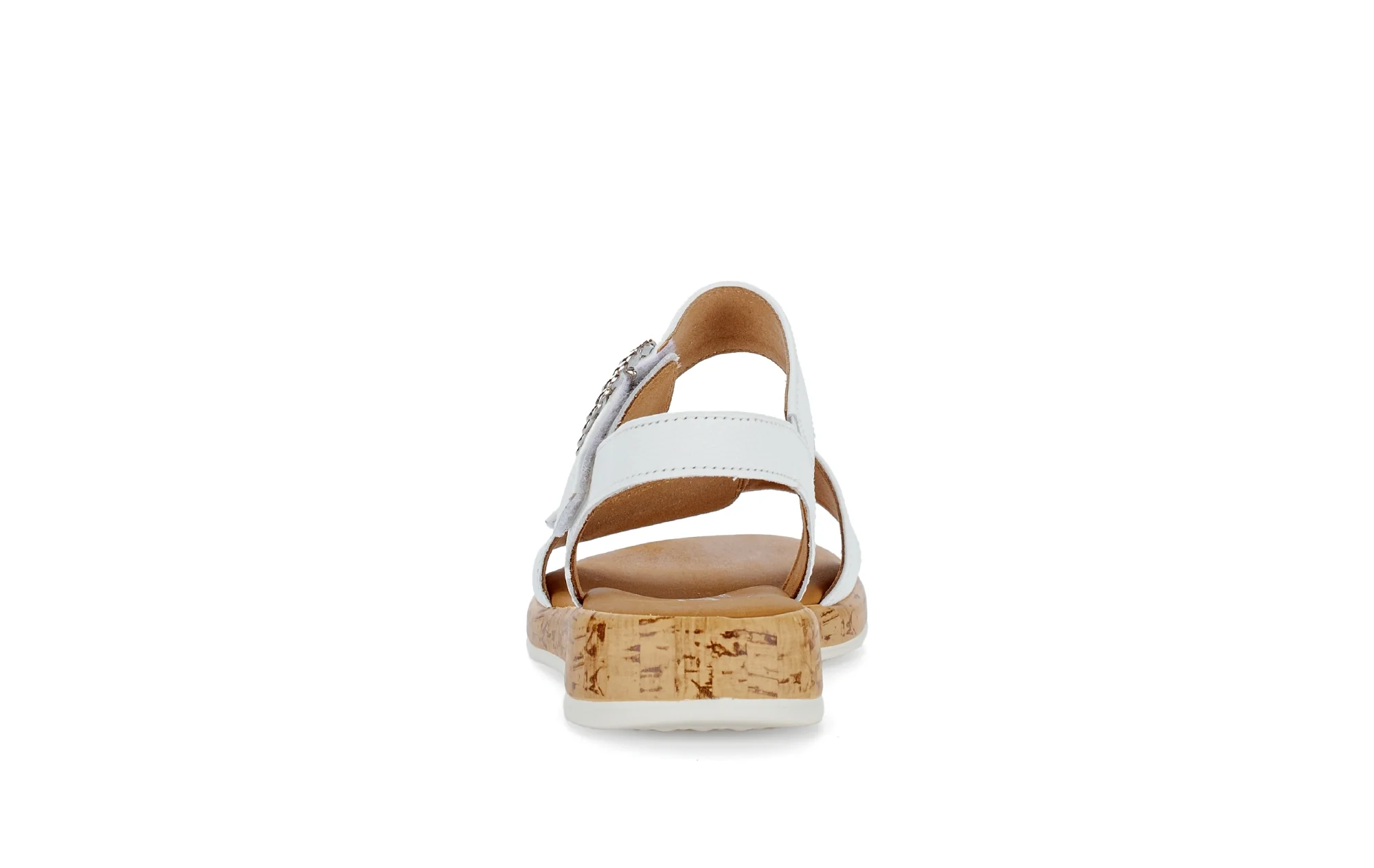 Sandales blanches en cuir - Image 4