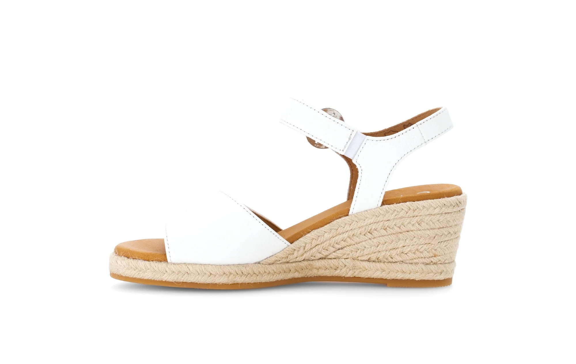 Sandales blanches en cuir - Image 2