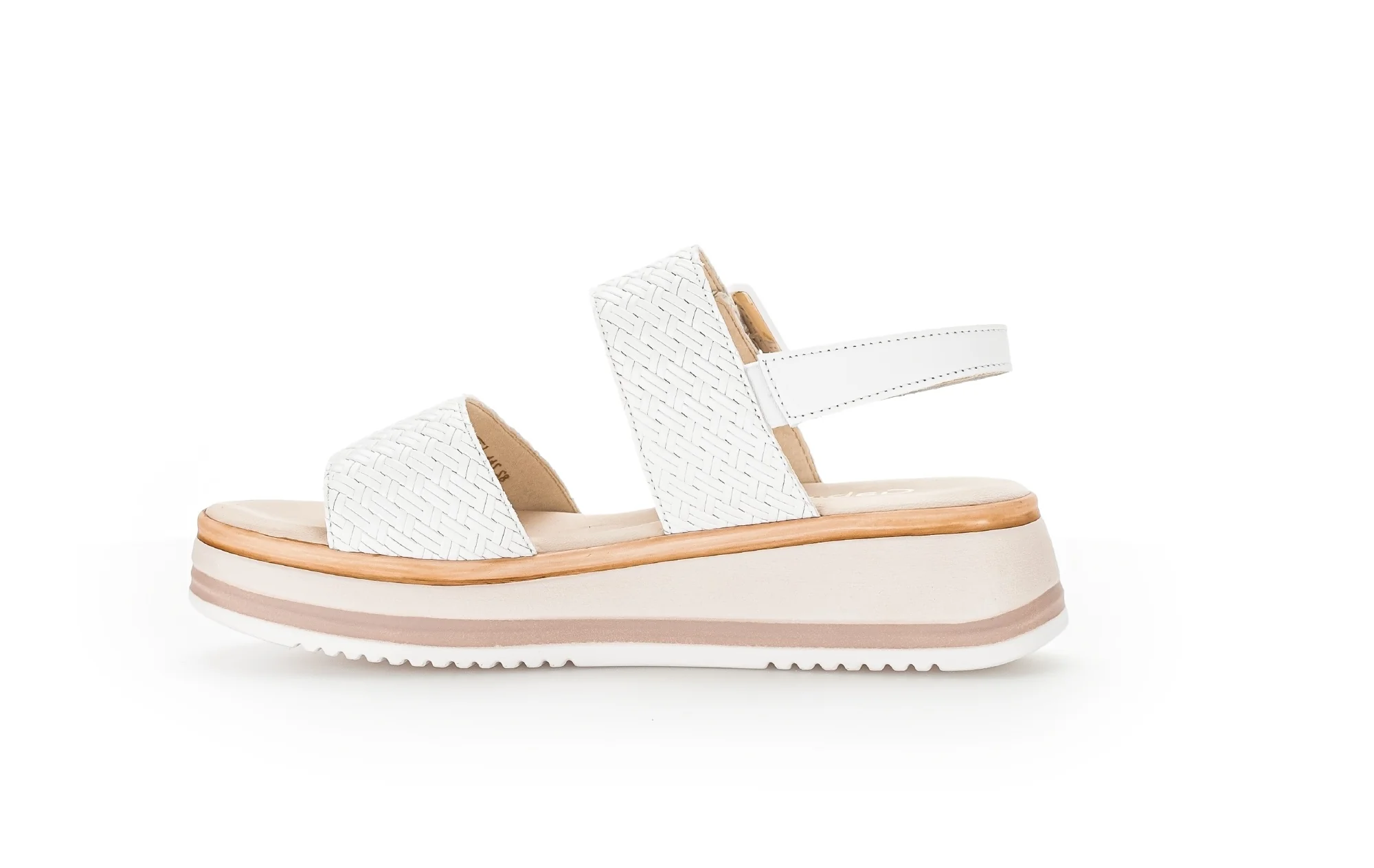Sandales blanches en cuir lisse - Image 2